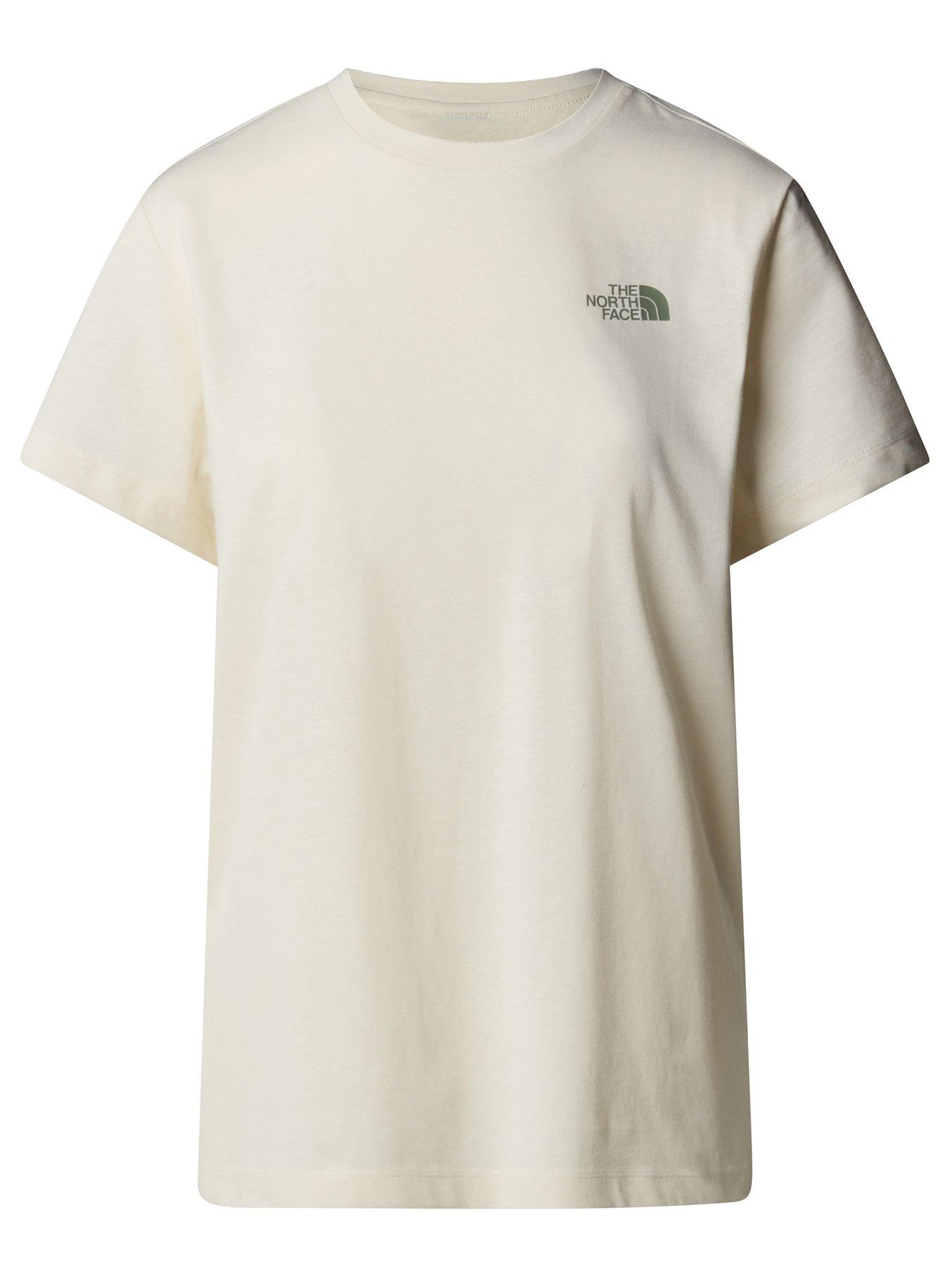 The North Face Women's S/S Box Nse Relaxed Tee - Cream