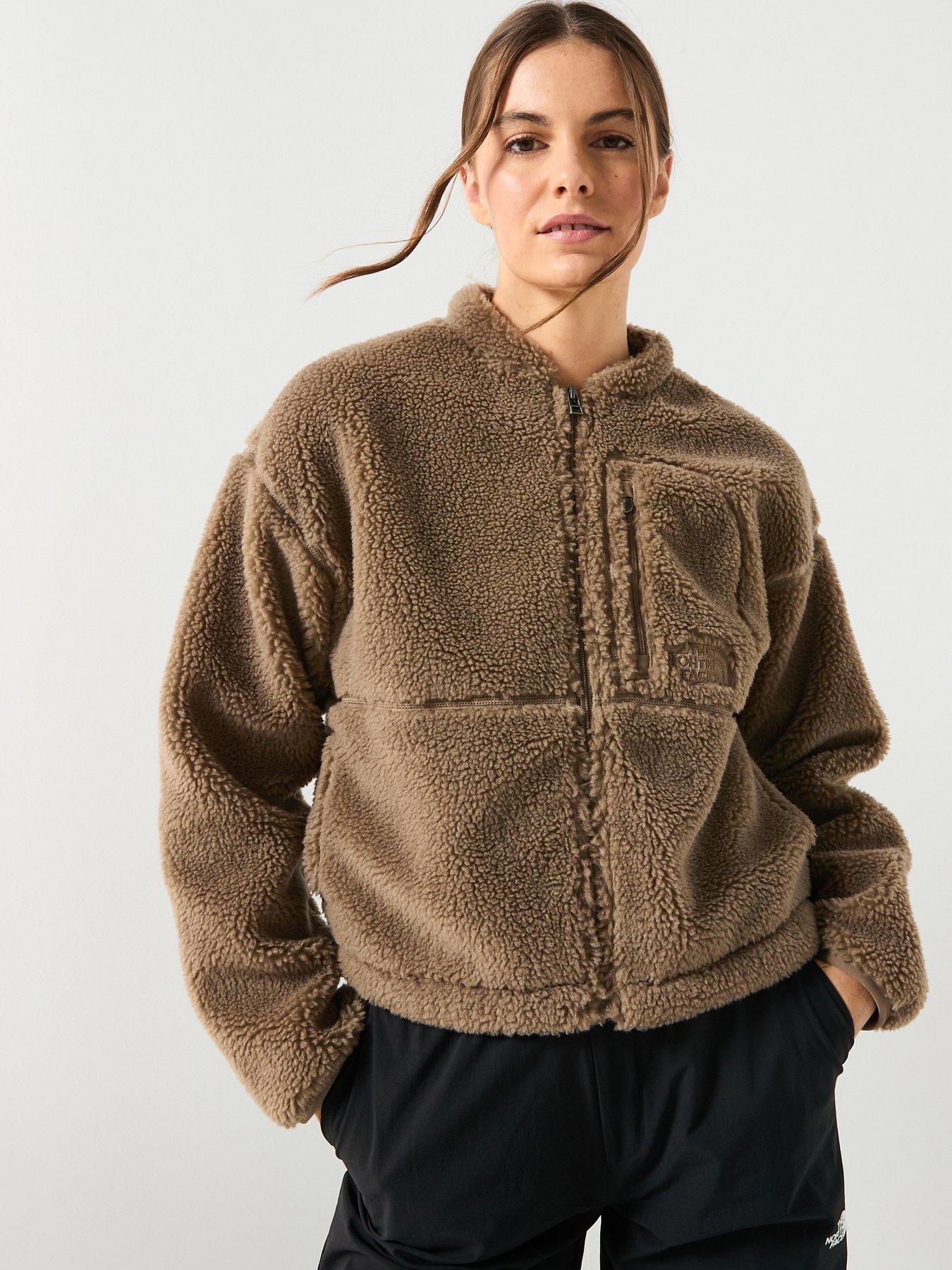 the-north-face-womens-extreme-pile-2-full-zip-jacket-brown