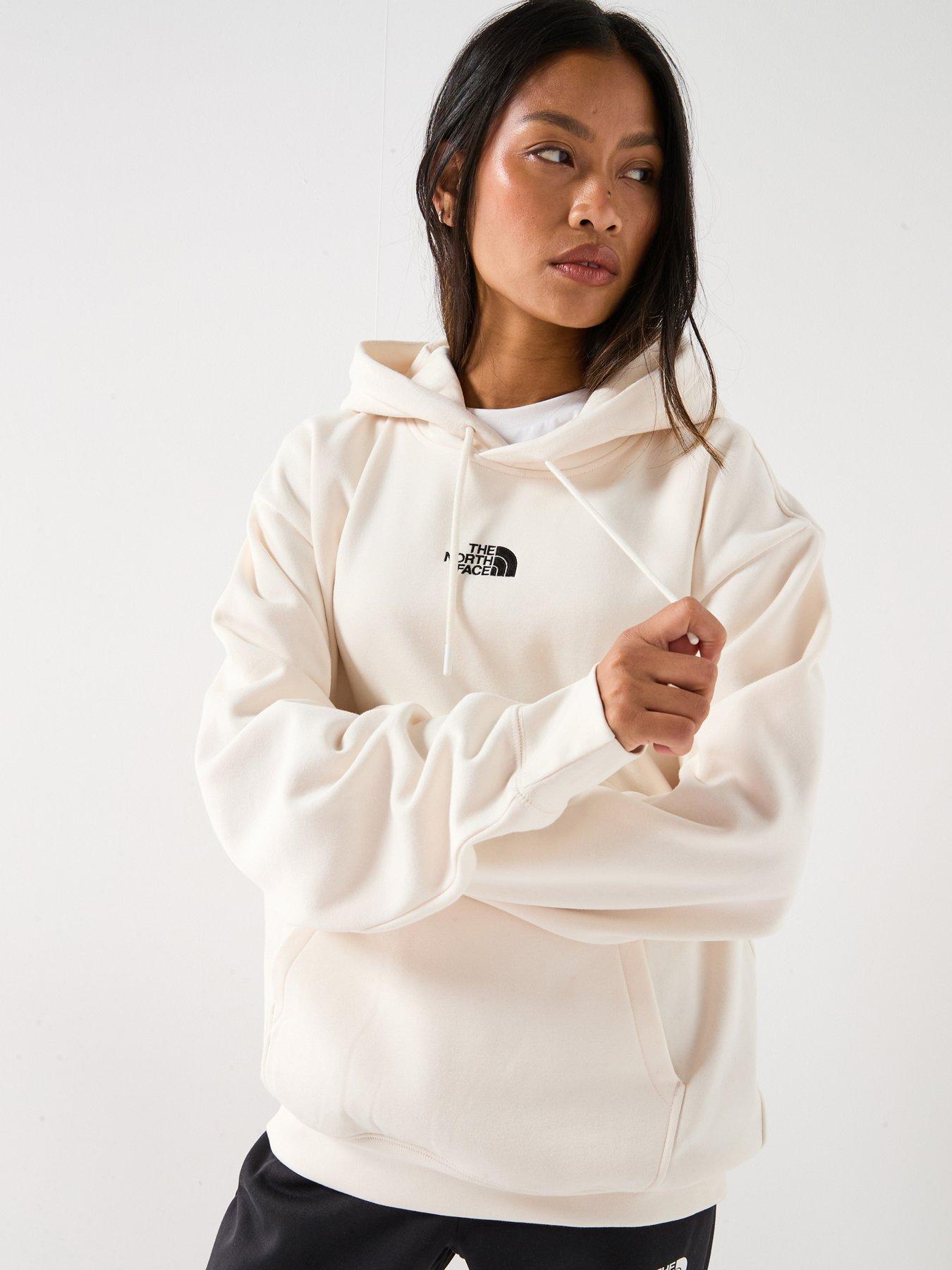Image 1 of 6 of The North Face Women's Essential Oversize Hoodie - White