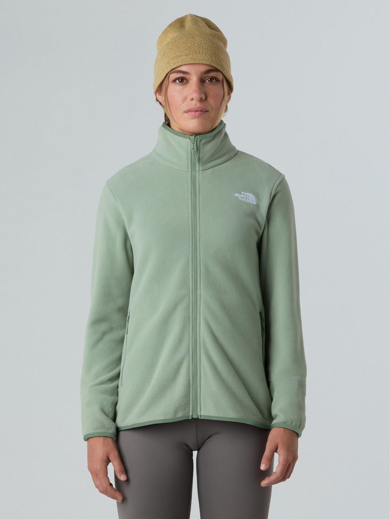 the-north-face-womens-glacier-fleece-jacket-green