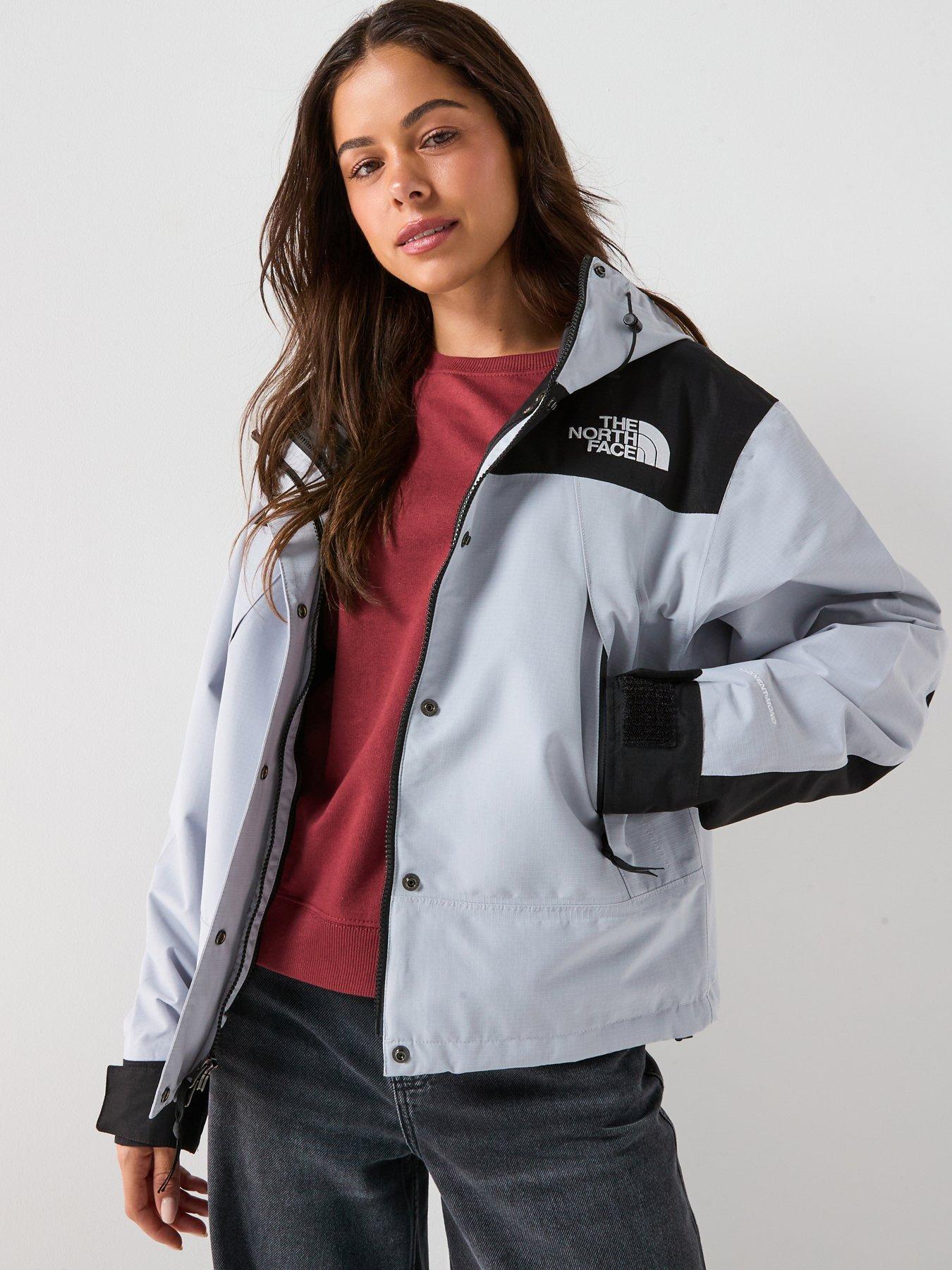 The North Face Women's Dryvent Mono Mountain Waterproof Jacket - Blue/Black