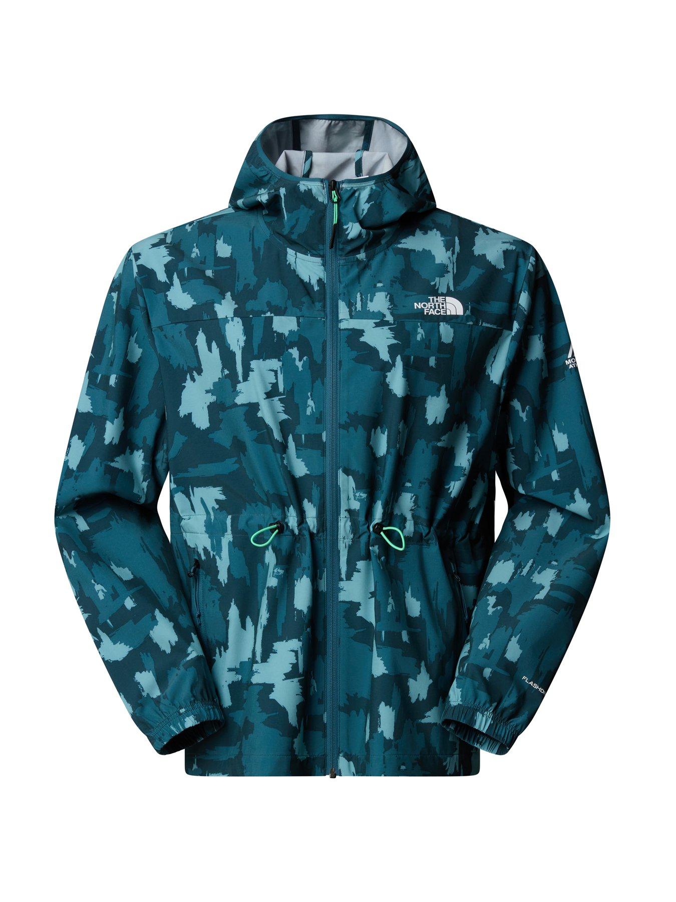 The North Face Women's Mountain Athletics Hooded Wind Jacket - Blue