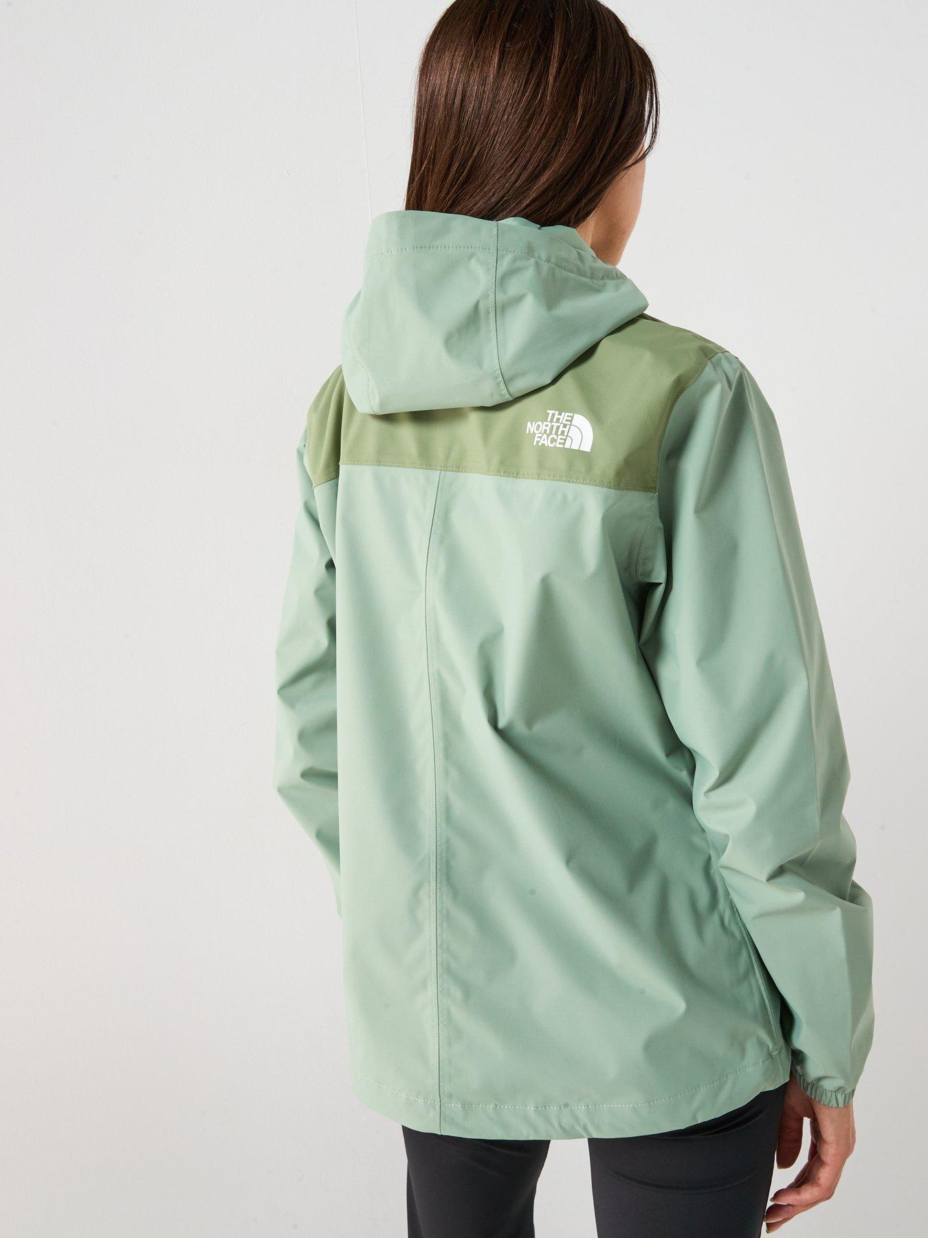 the-north-face-womens-antora-rain-jacket-greenstillFront