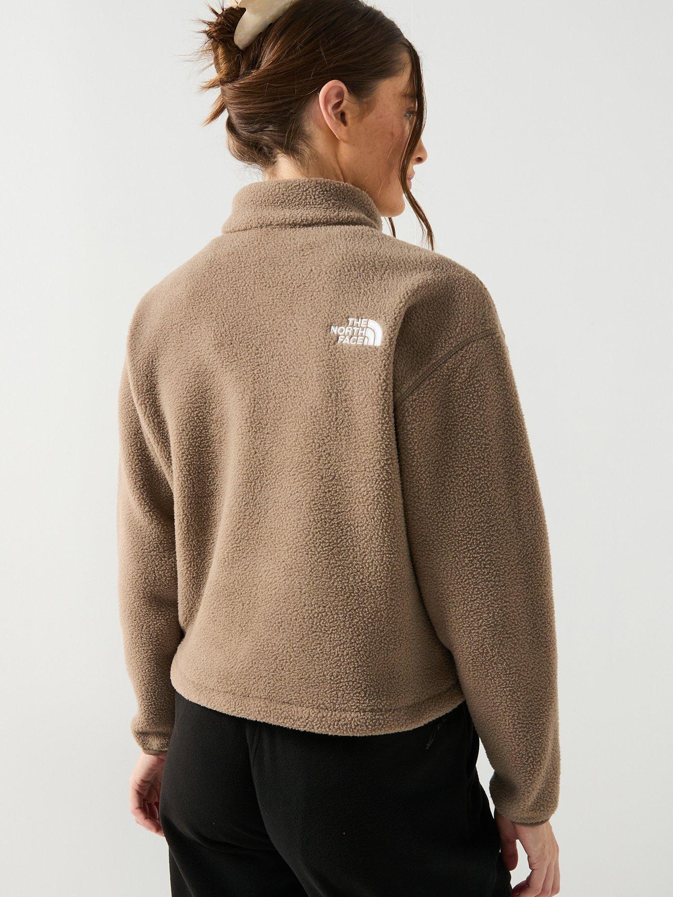 Image 2 of 5 of The North Face Women's Fleeski 1/4 Zip Pullover Fleece - Brown
