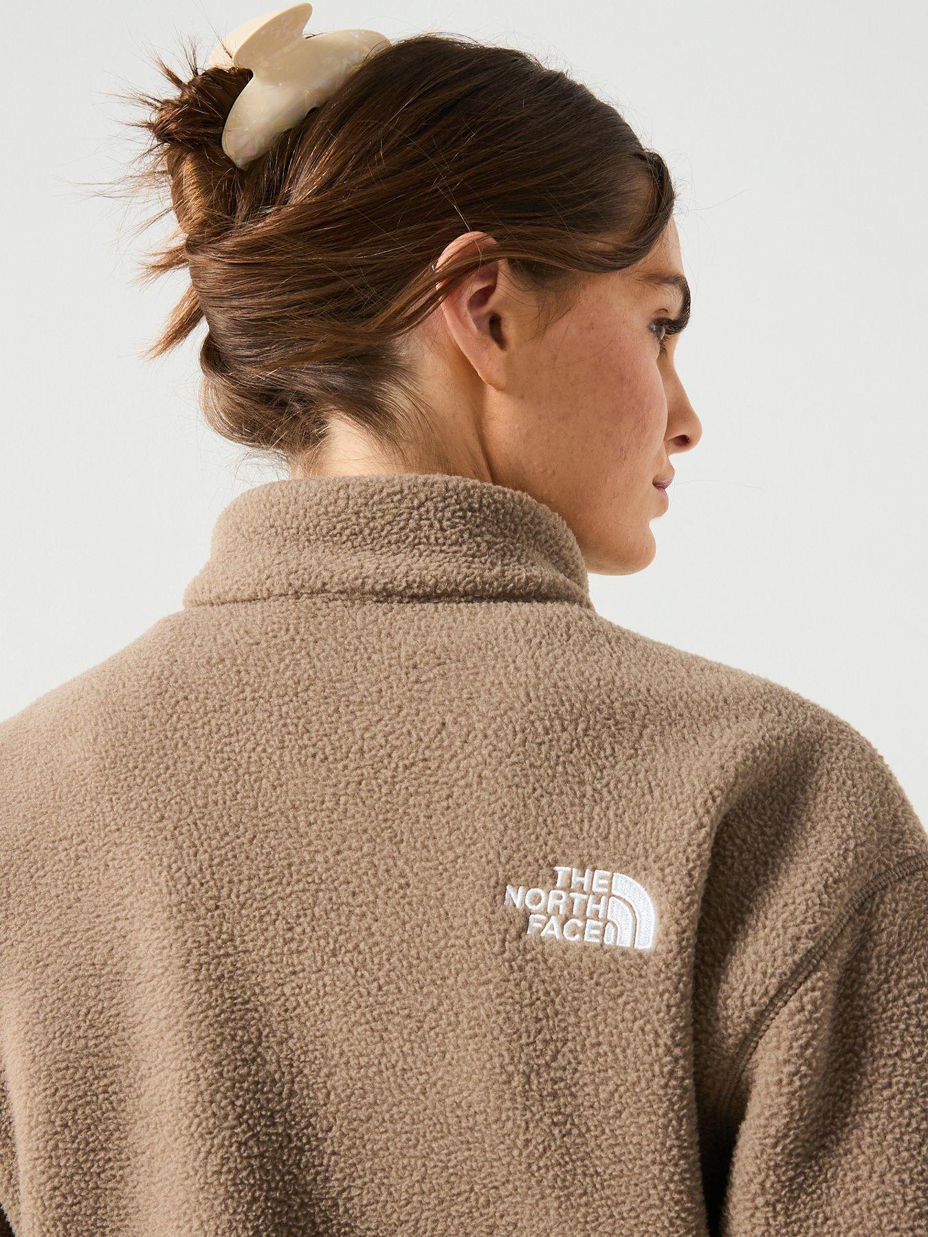 Image 4 of 5 of The North Face Women's Fleeski 1/4 Zip Pullover Fleece - Brown