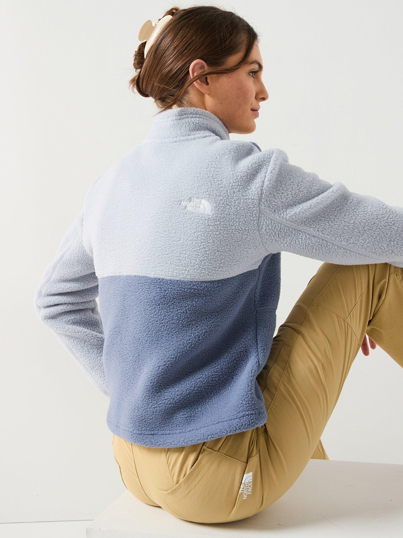 the-north-face-womens-yumiori-frac14-zip-fleece--greystillFront