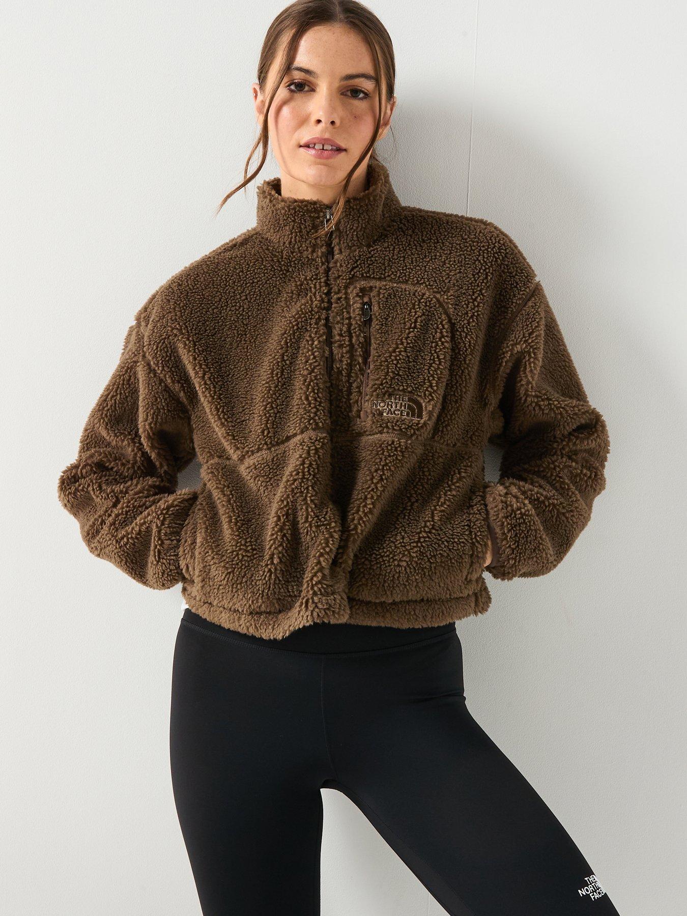 The North Face Womens Extreme Pile 2 Pullover Fleece - Brown