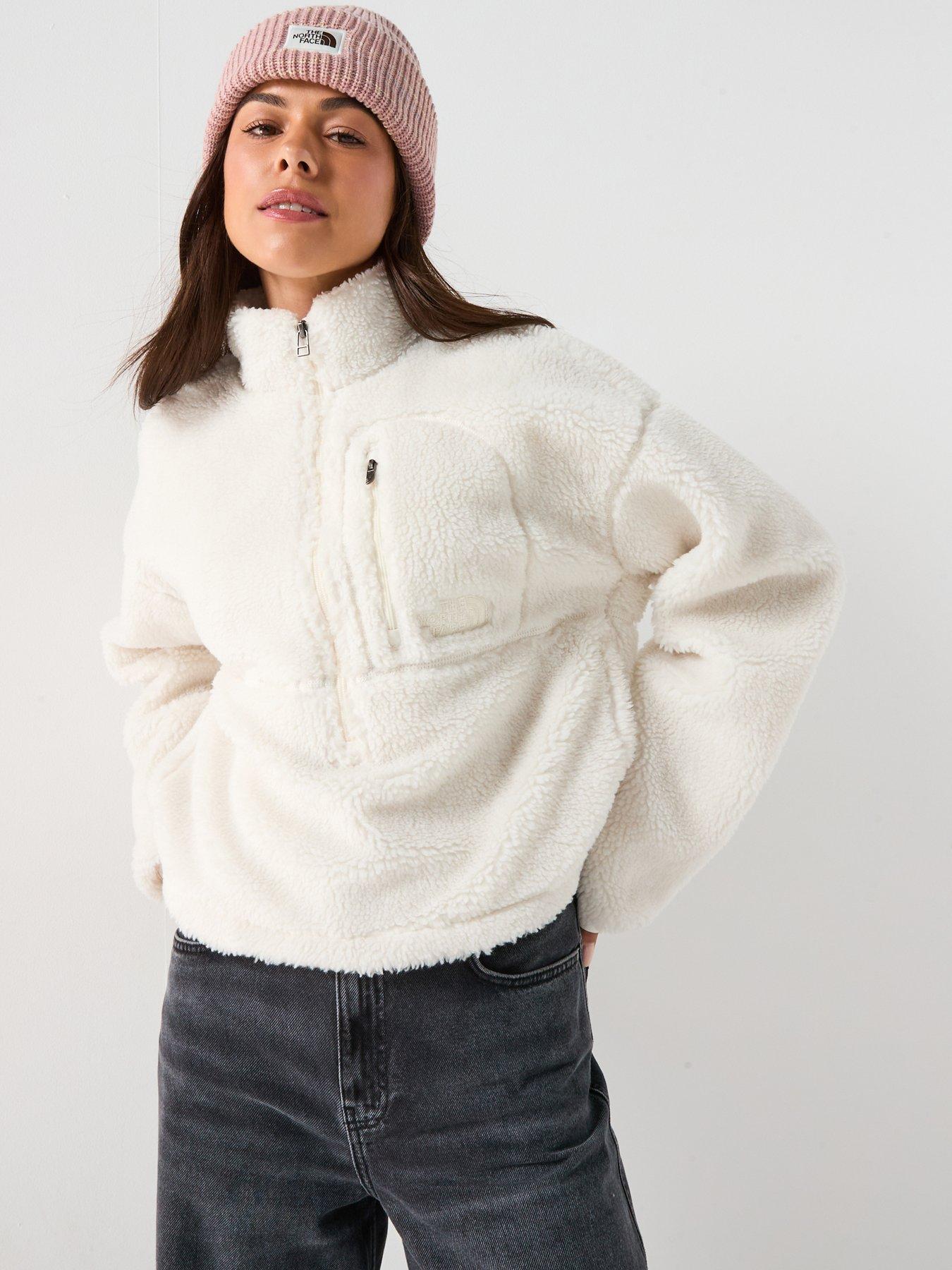 The North Face Womens Extreme Pile 2 Pullover Fleece - White