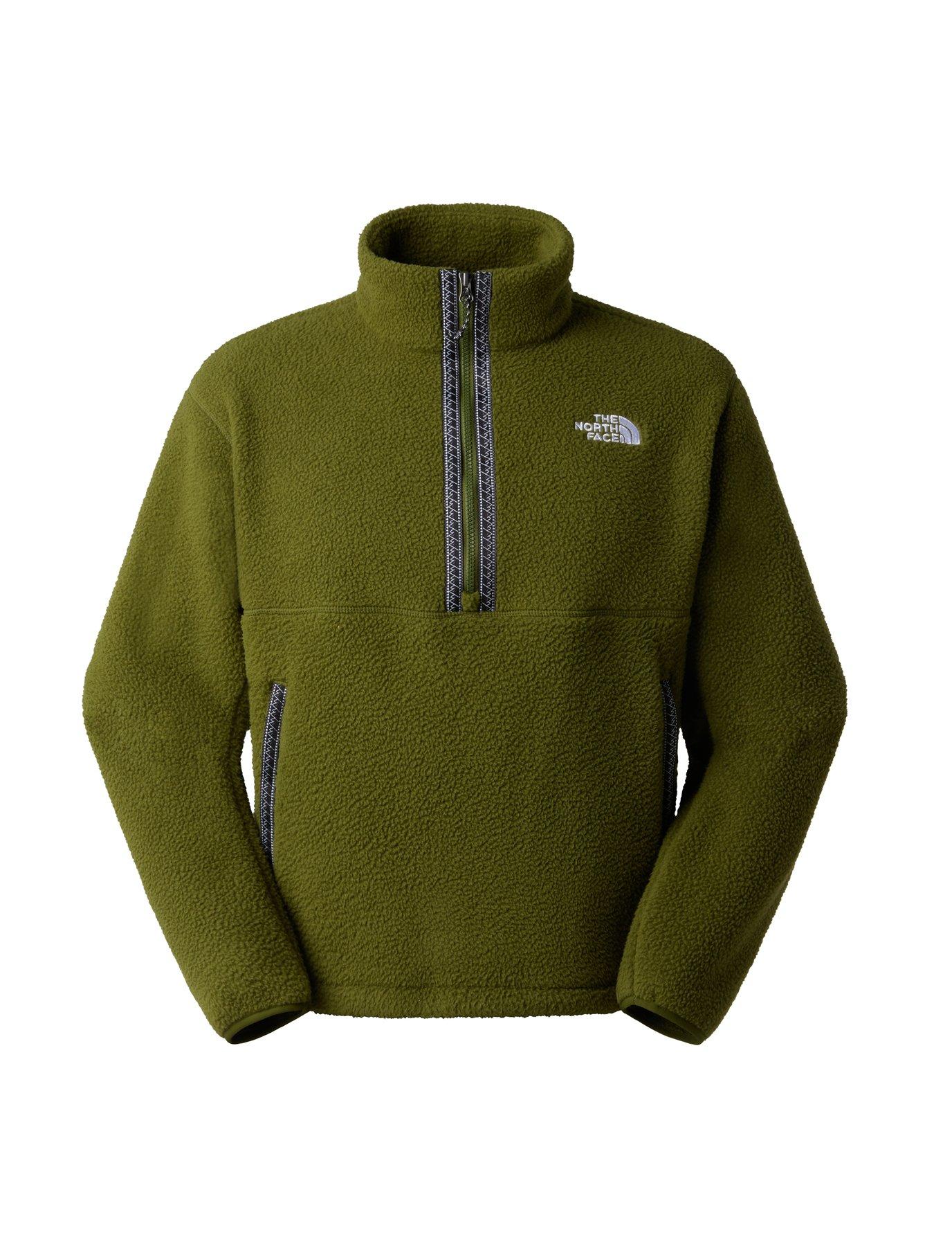 The North Face Men's Fleeski 1/4 Zip Pull Over Fleece - Green
