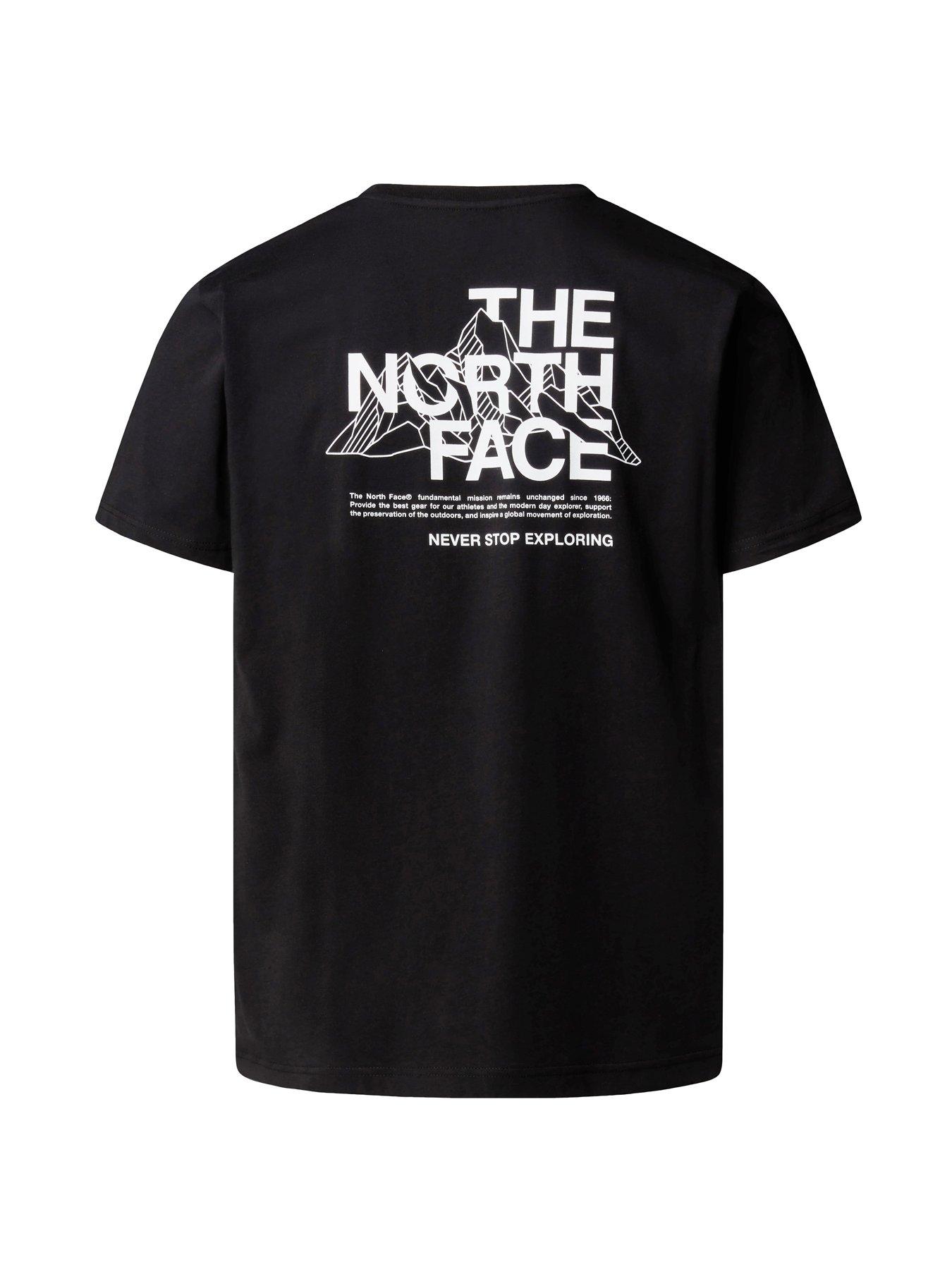 Image 2 of 2 of The North Face Men's Mountain Sketch T-Shirt - Black