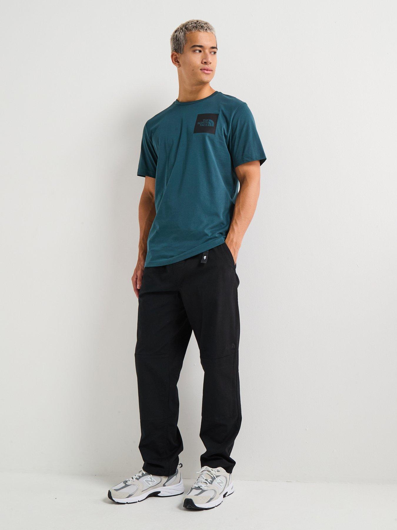 Image 3 of 6 of The North Face Men's Short Sleeve Fine T-Shirt - Blue