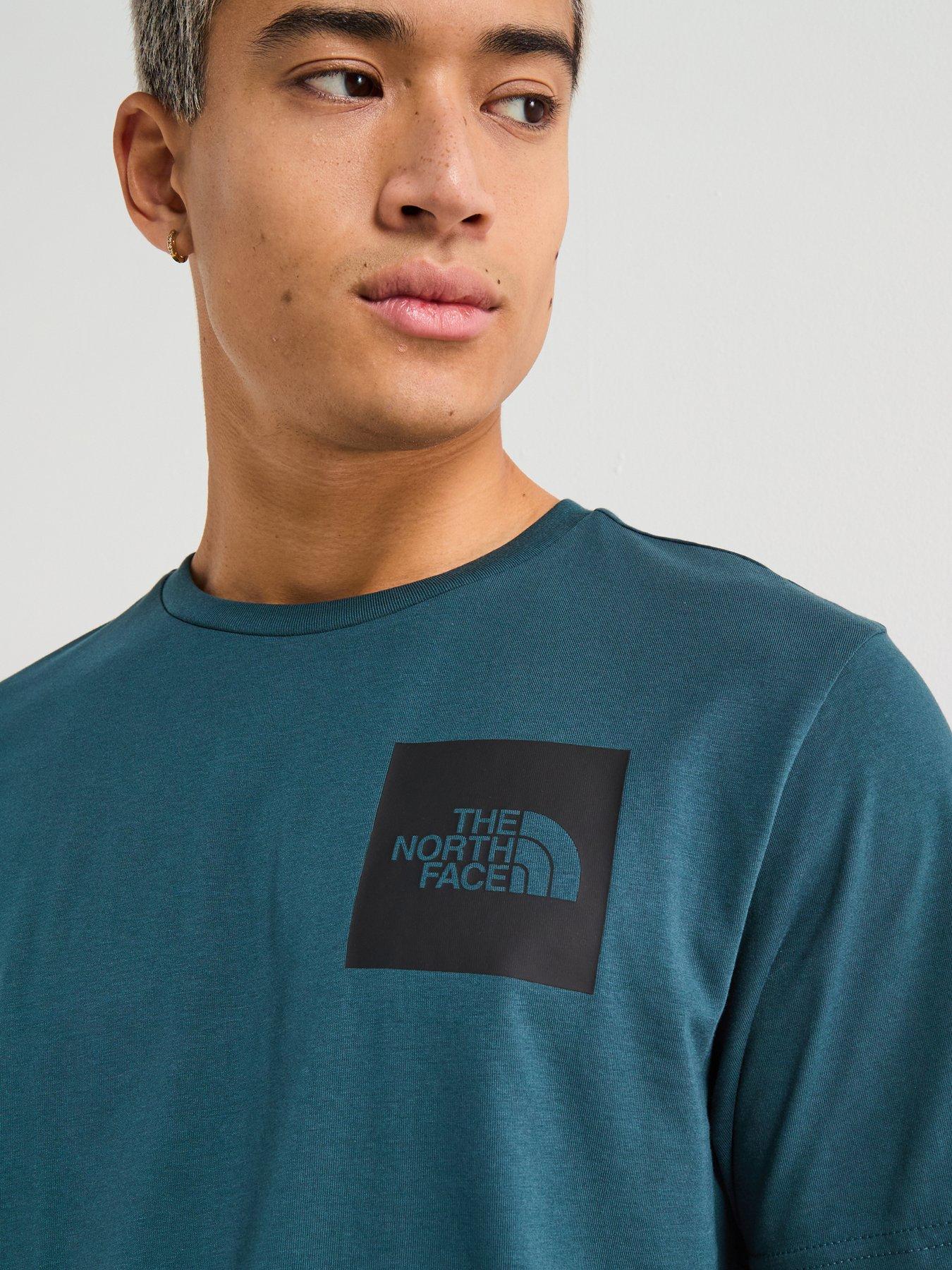 Image 4 of 6 of The North Face Men's Short Sleeve Fine T-Shirt - Blue
