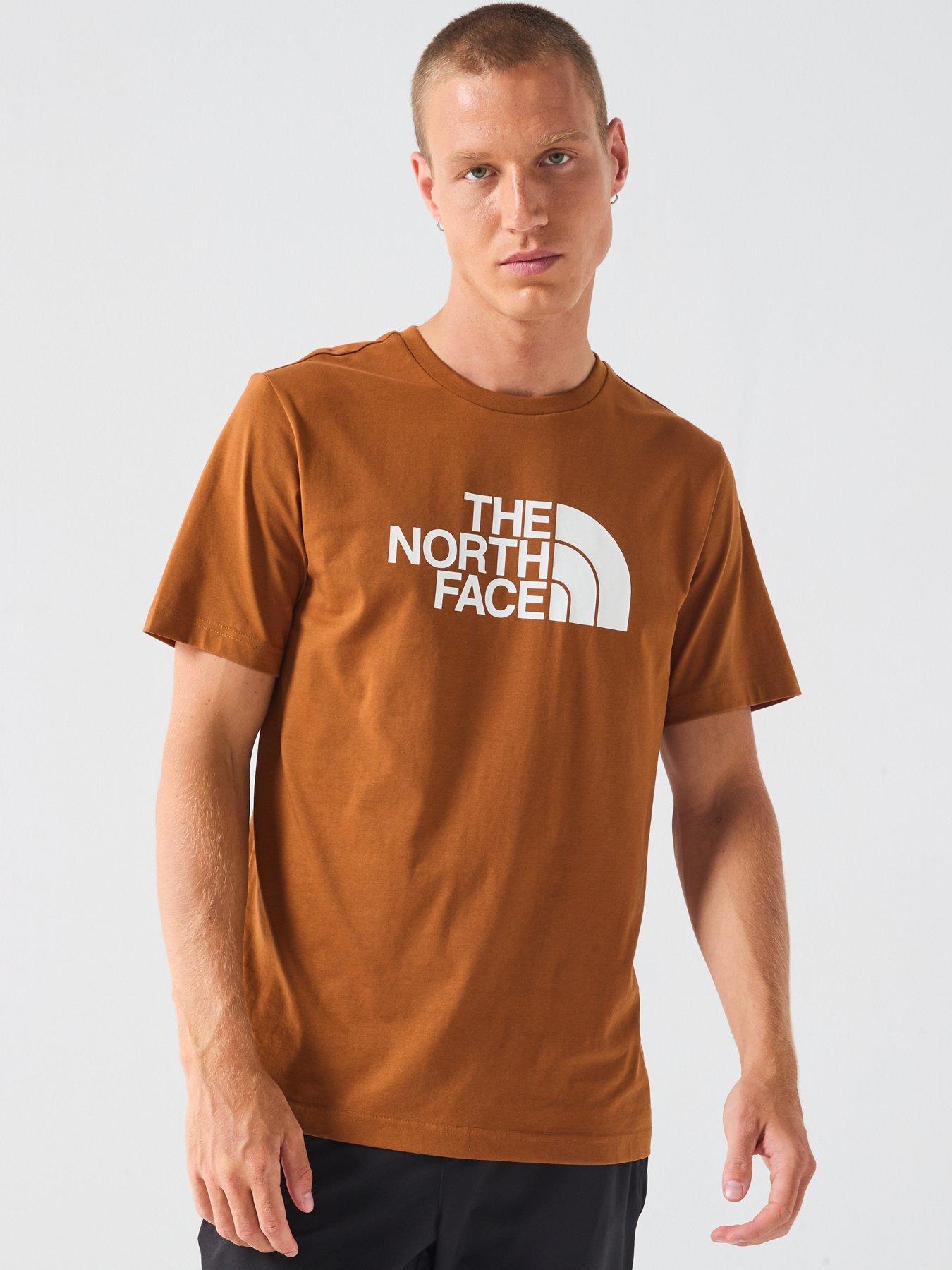 the-north-face-mens-ss-easy-tee-brownfront