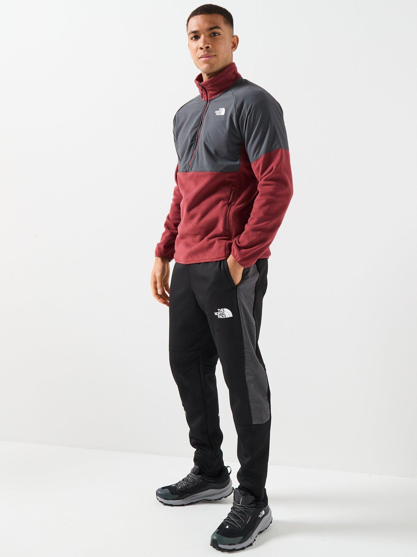 Image 6 of 6 of The North Face Mens Glacier Heavyweight 1/2 Zip Top - Brown