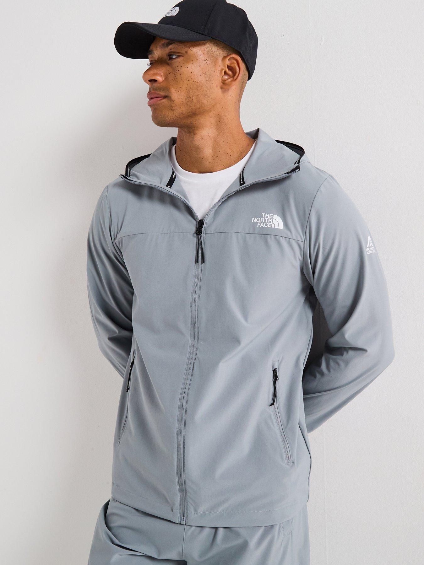 The North Face Men's Mountain Athletics Hooded Wind Jacket - Grey