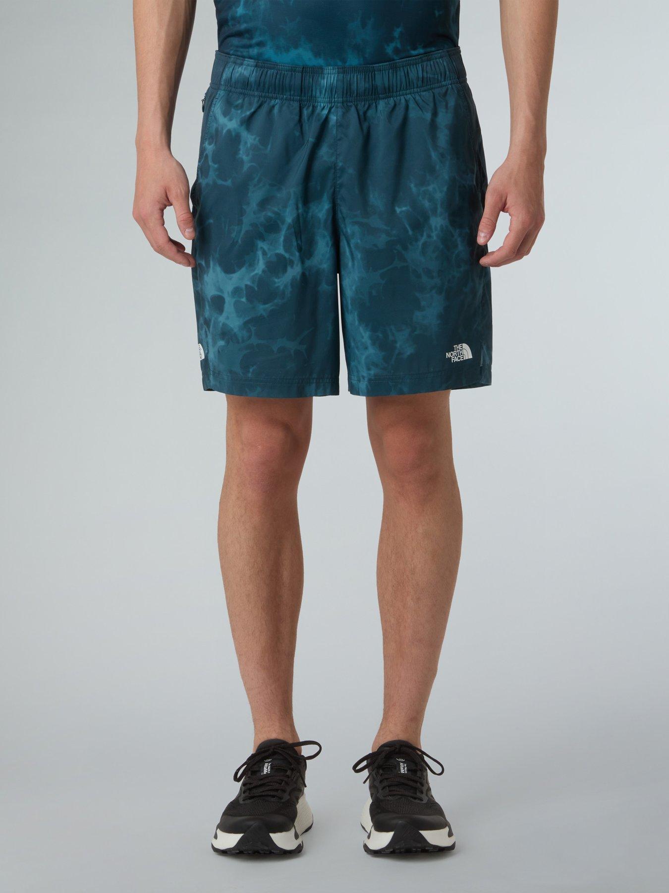 The North Face Men's 24/7 7In Shorts - Print - Blue
