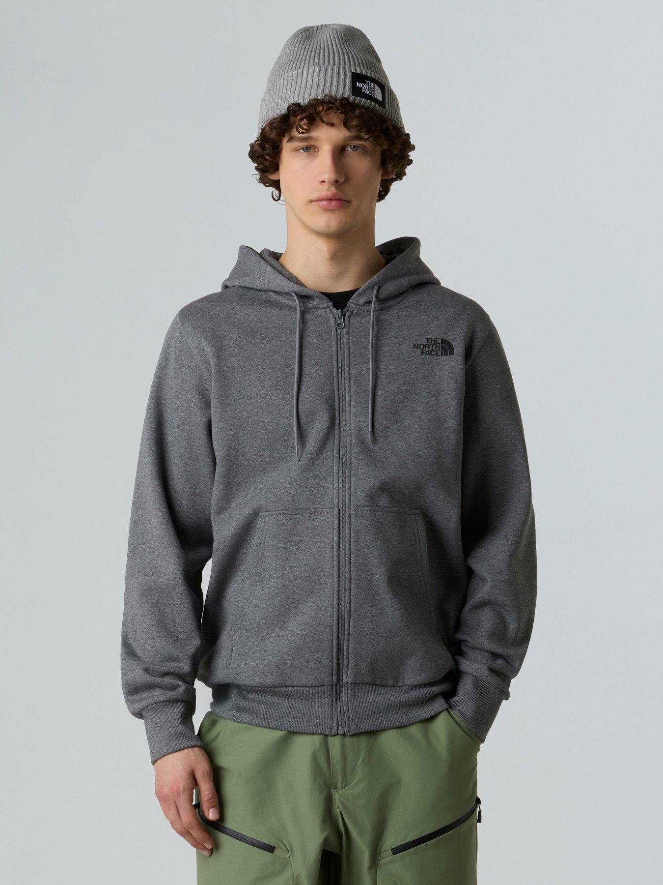 The North Face Men's Simple Dome Full Zip Hoodie - Grey