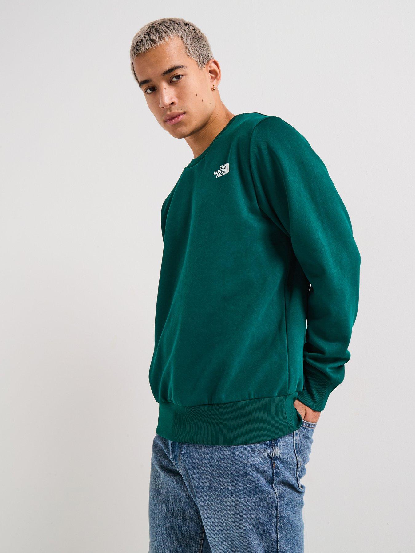 the-north-face-mens-simple-dome-crew-greenfront