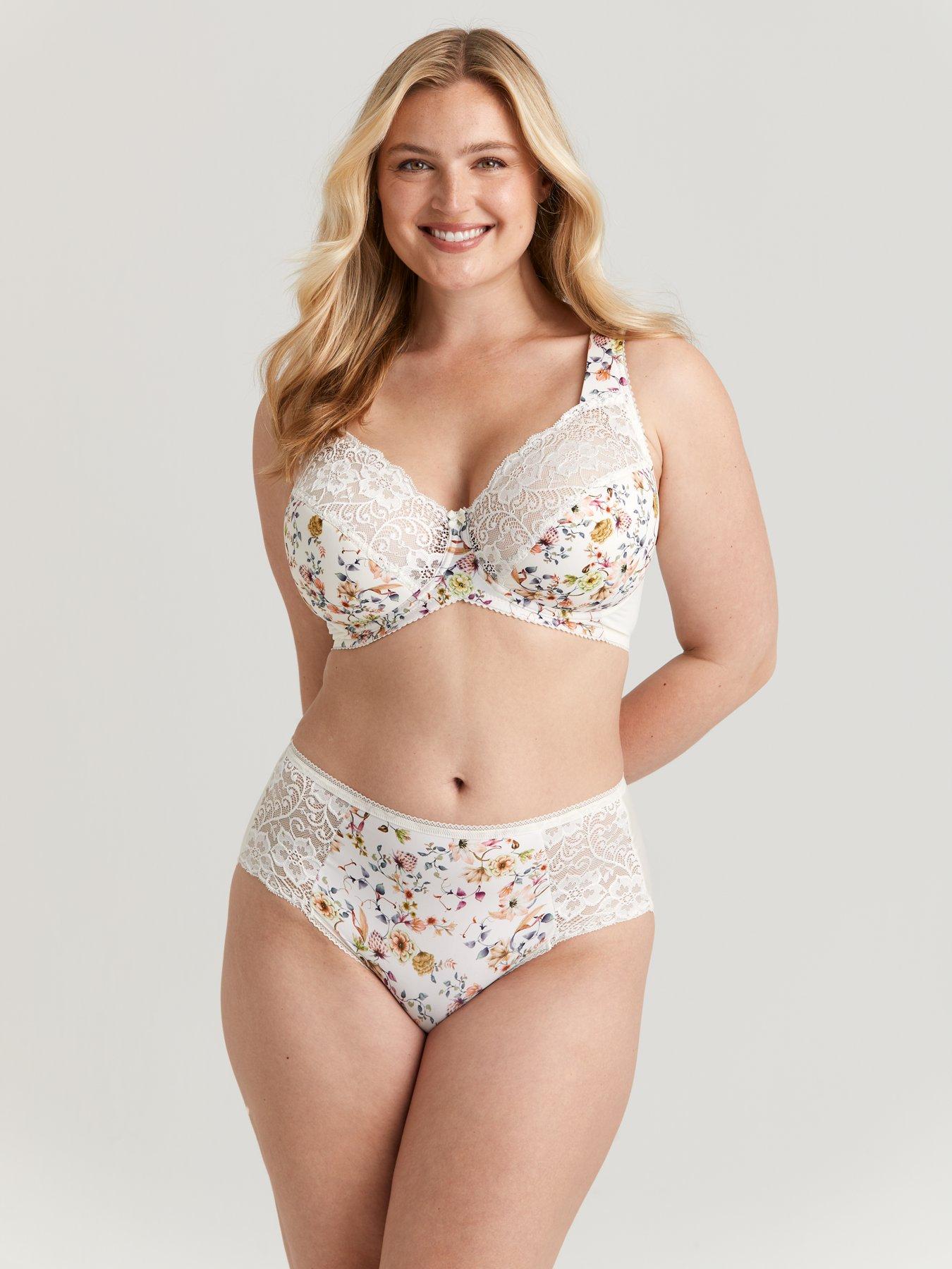 Miss Mary of Sweden Miss Mary Of Sweden Fauna Floral Underwired Bra - Champagne