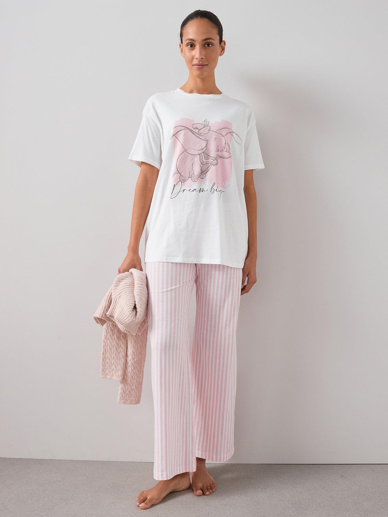 the-very-collection-disney-dumbo-short-sleeve-pyjama-set-pink