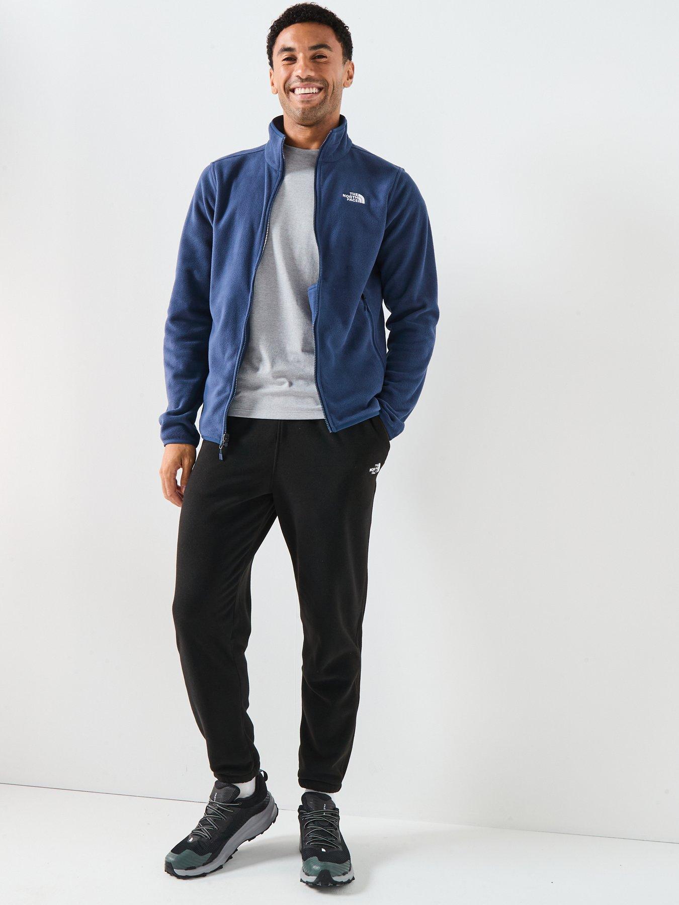 the-north-face-mens-glacier-fleece-jacket-navyback