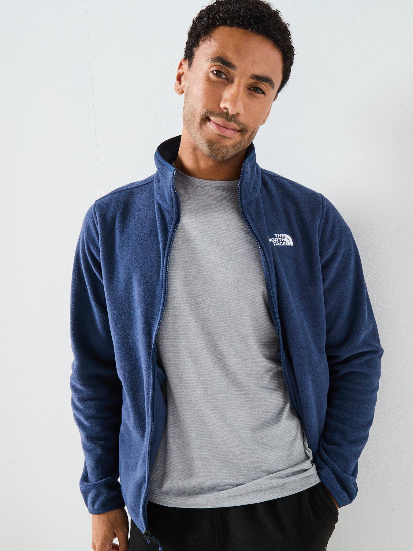 the-north-face-mens-glacier-fleece-jacket-navydetail