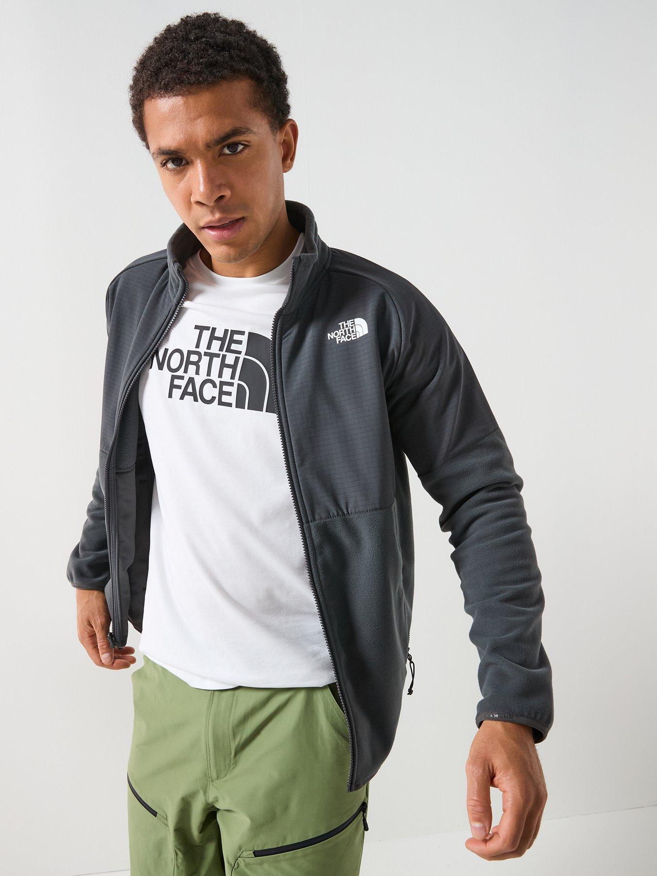 Image 5 of 6 of The North Face Mens Glacier Heavyweight Full Zip Jacket - Grey