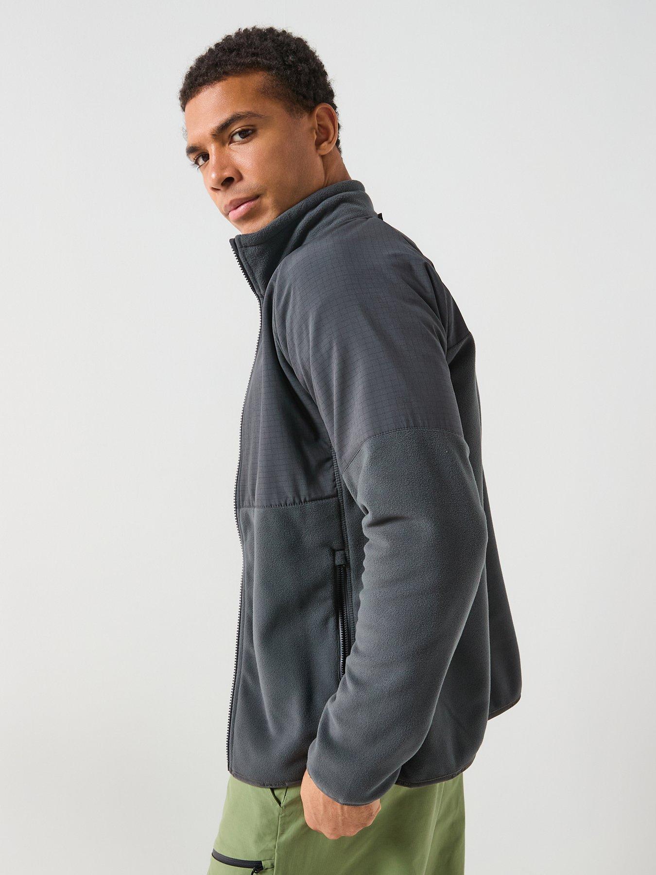 Image 6 of 6 of The North Face Mens Glacier Heavyweight Full Zip Jacket - Grey