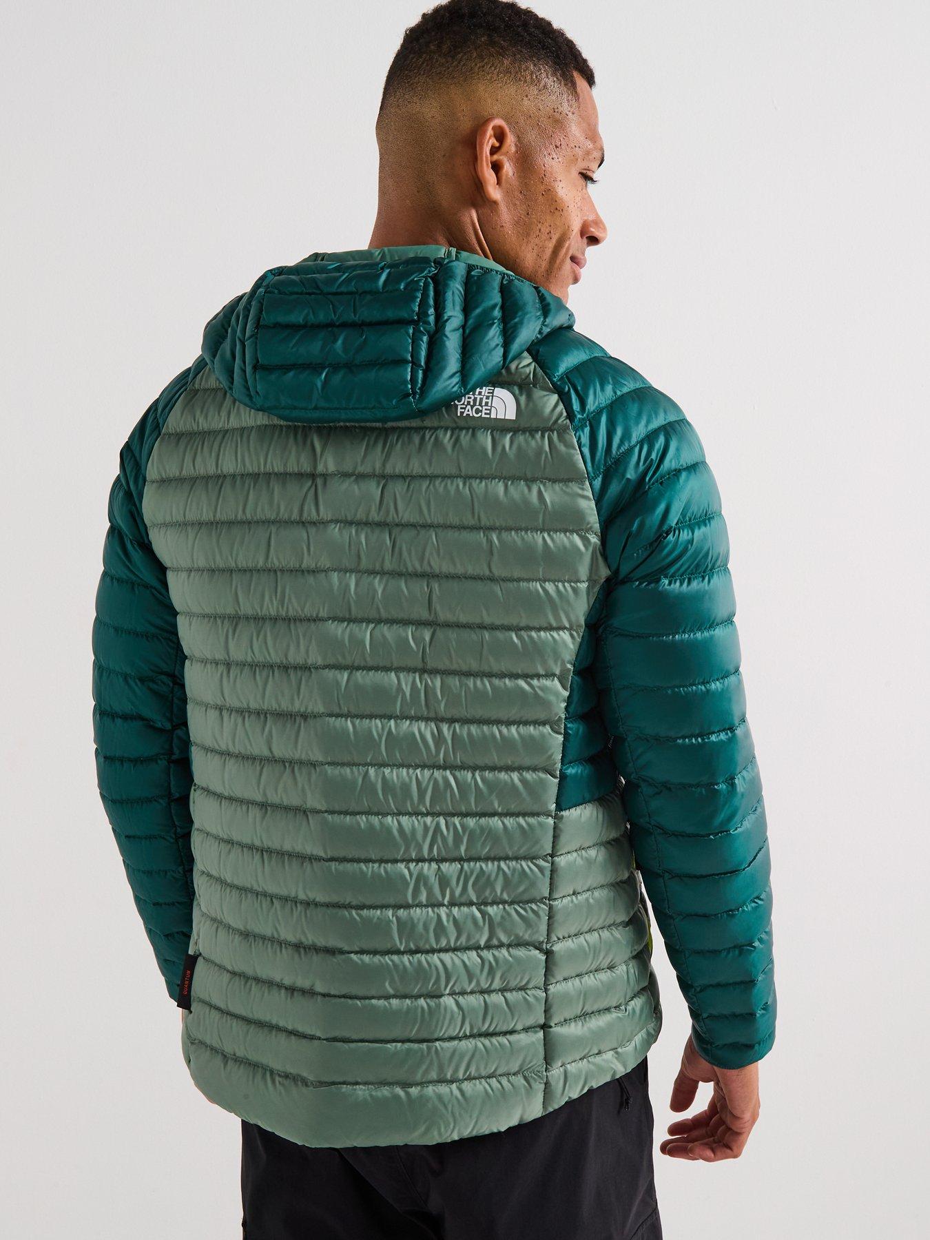 Image 2 of 6 of The North Face Mens Bettaforca Down Hooded Jacket - Green