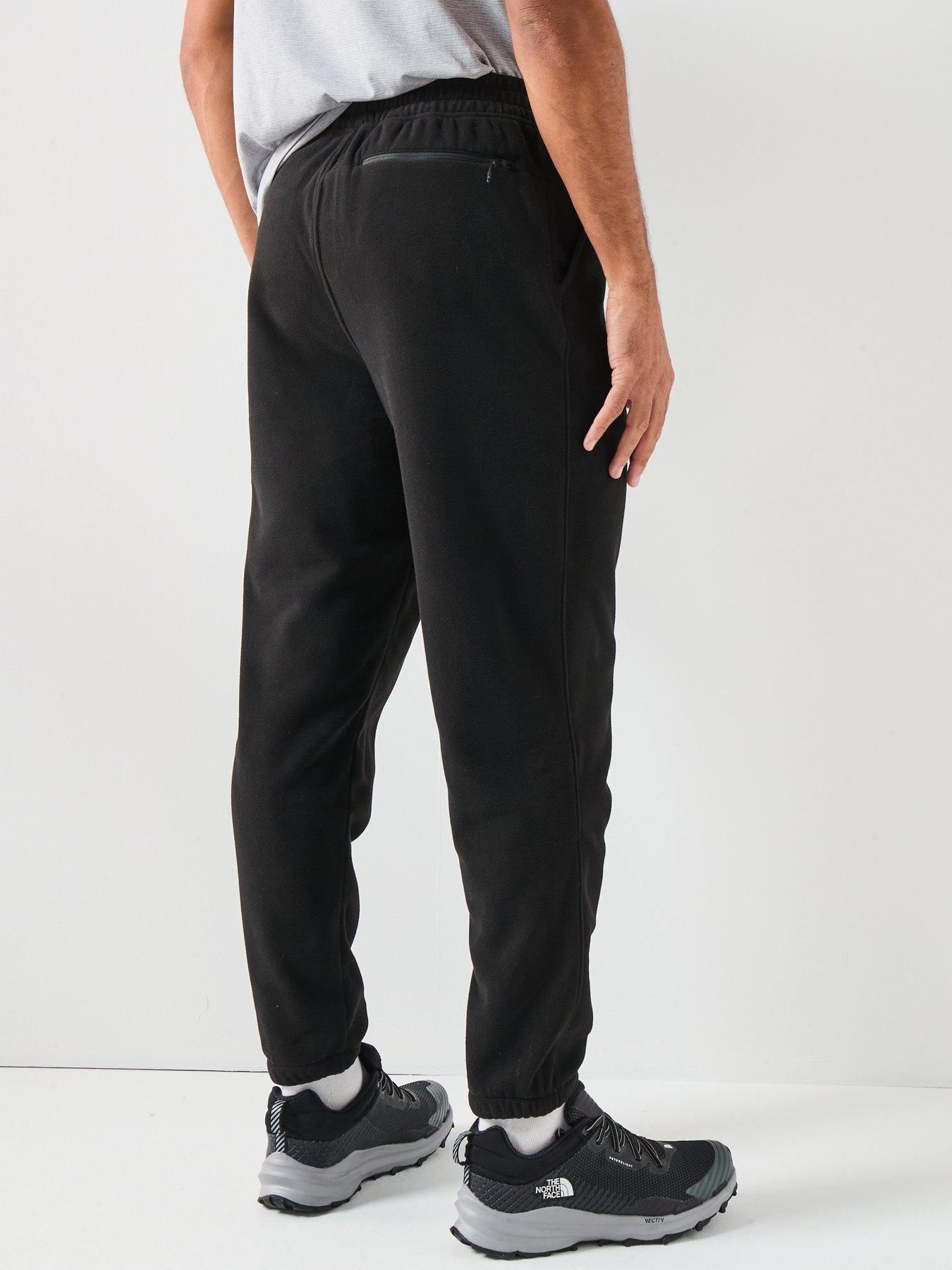the-north-face-mens-glacier-fleece-pant-blackstillFront