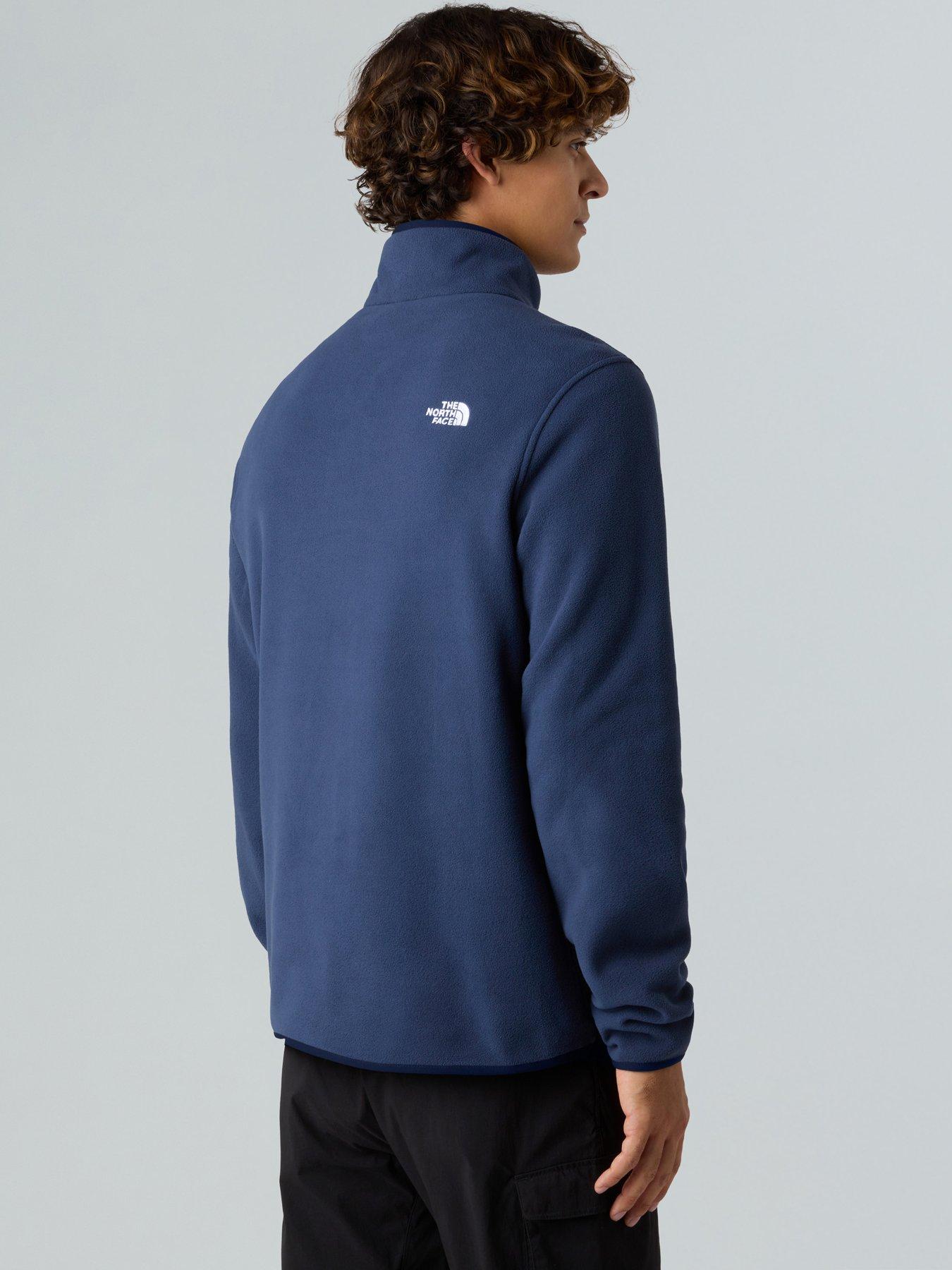 the-north-face-mens-glacier-fleece-14-zip-jacket-navystillFront