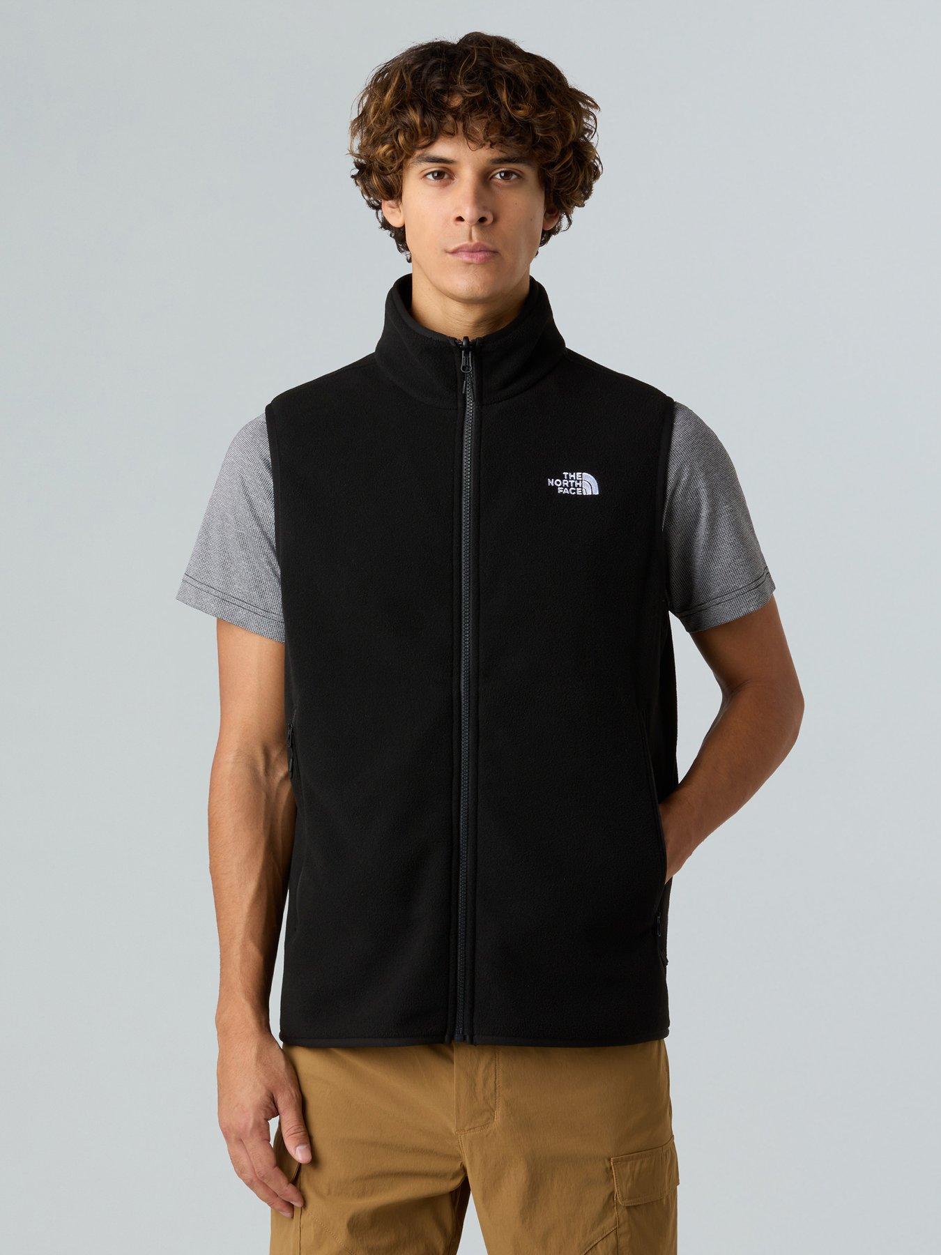 the-north-face-mens-glacier-fleece-vest-black
