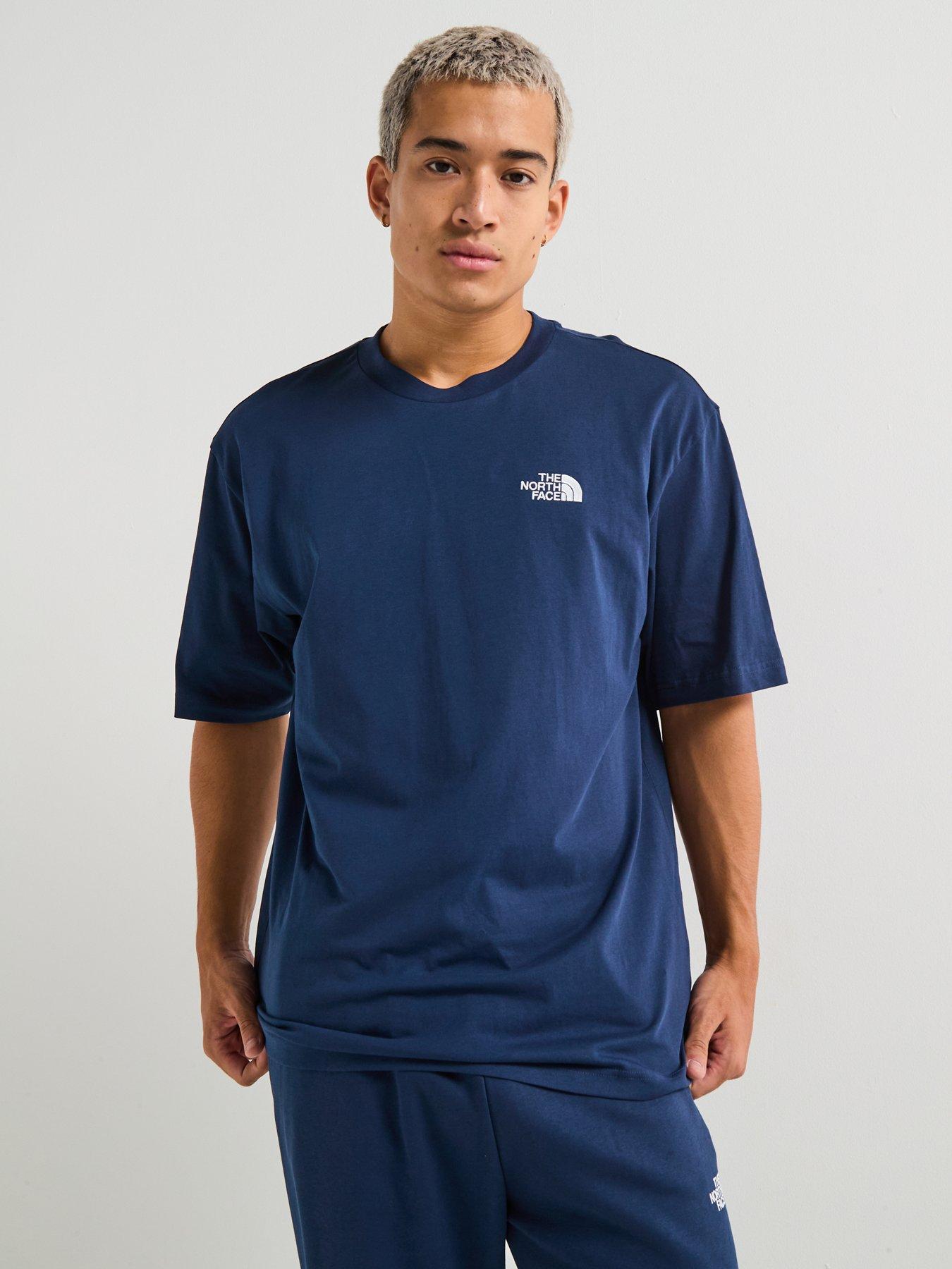 the-north-face-mens-short-sleeve-essential-oversize-t-shirt-navyfront