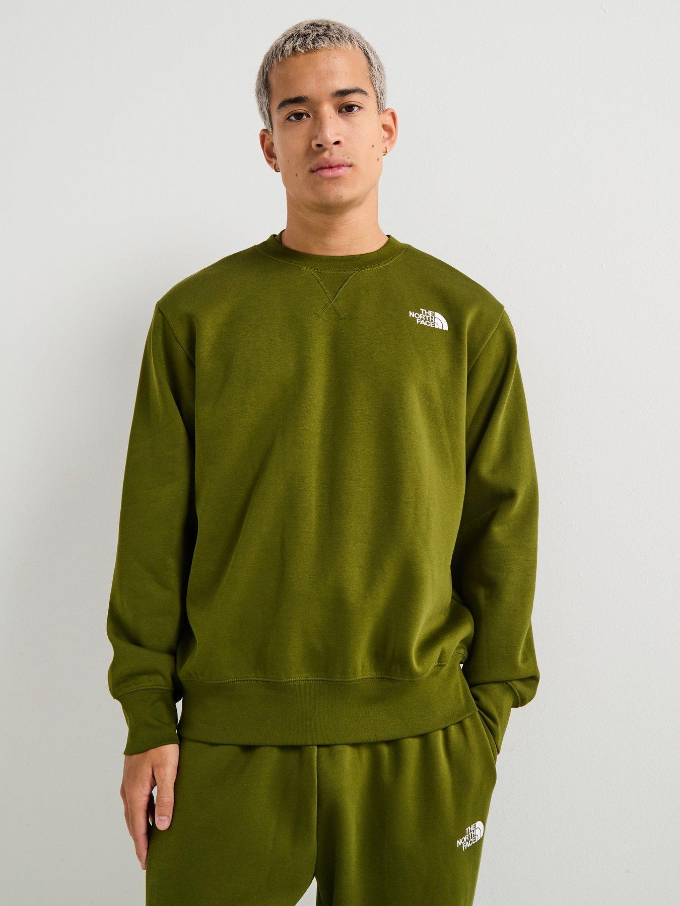 The North Face Mens Essential Relaxed Crew - Khaki