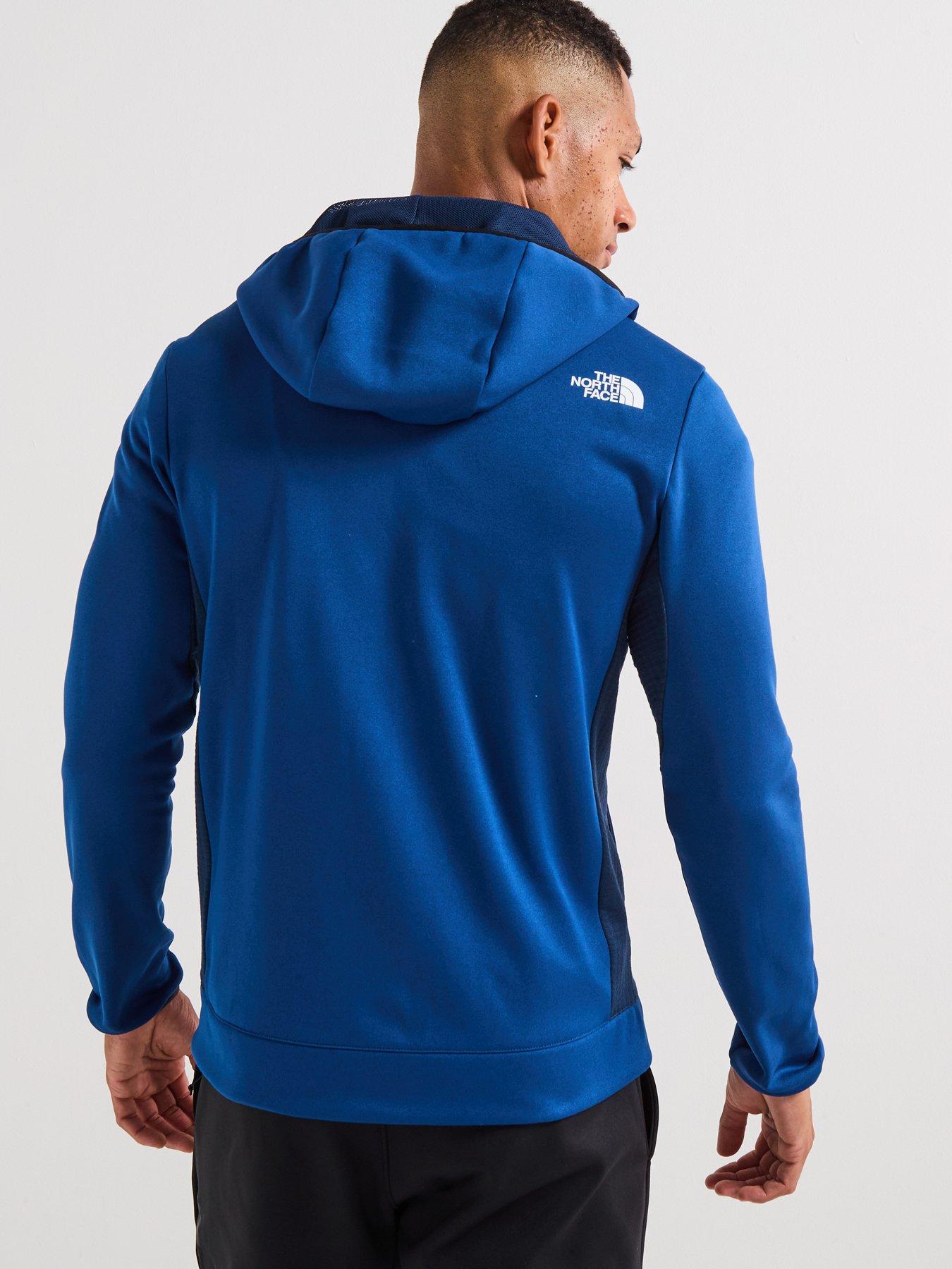 Image 2 of 5 of The North Face Men's Mountain Athletics Full Zip Fleece - Blue