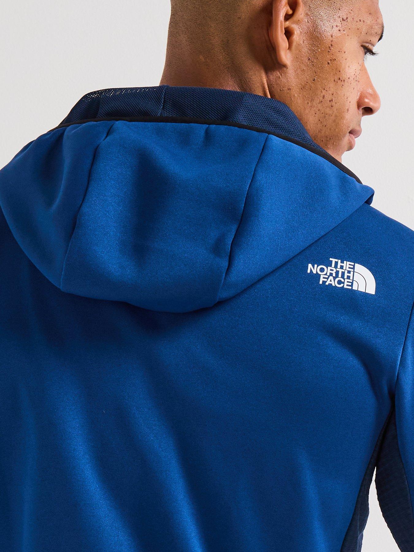Image 5 of 5 of The North Face Men's Mountain Athletics Full Zip Fleece - Blue