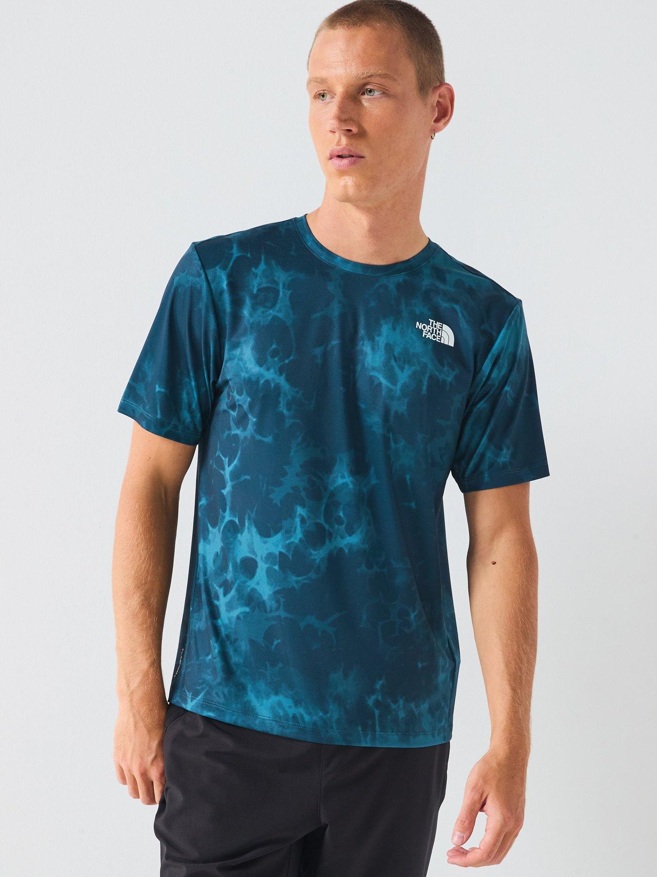 The North Face Men's 24/7 All Over Print T-Shirt - Blue