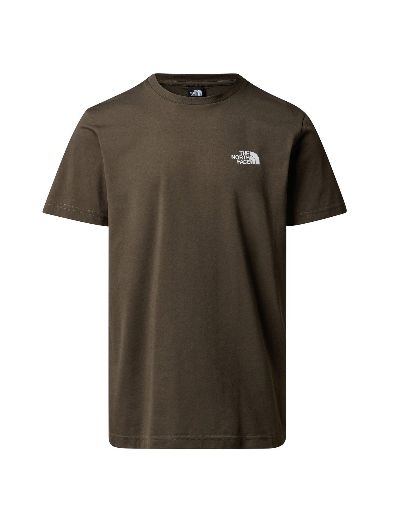 The North Face Mens S/s Simple Dome Tee - Dark Brown