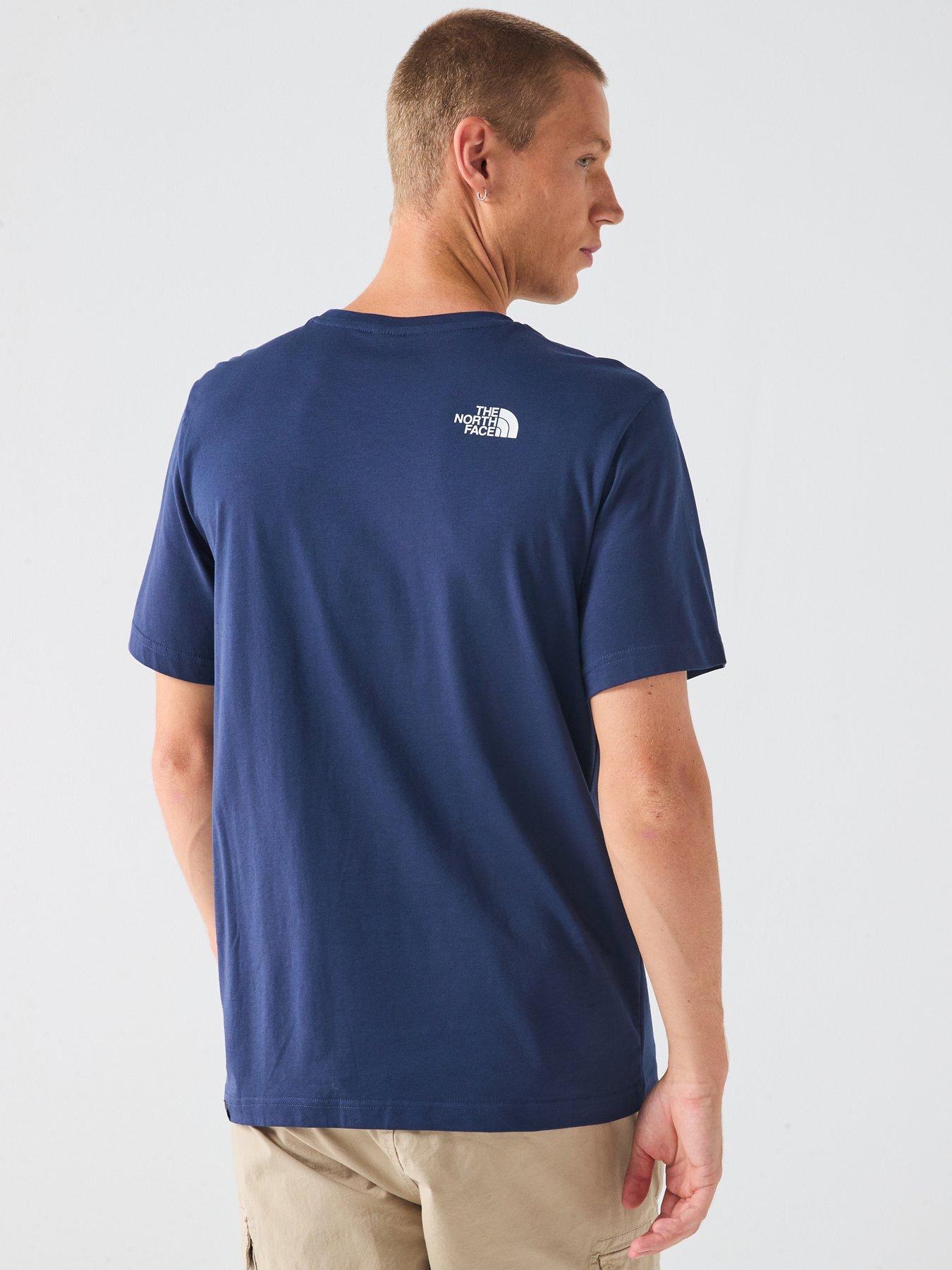 Image 2 of 6 of The North Face Men's S/S Simple Dome Tee - Navy