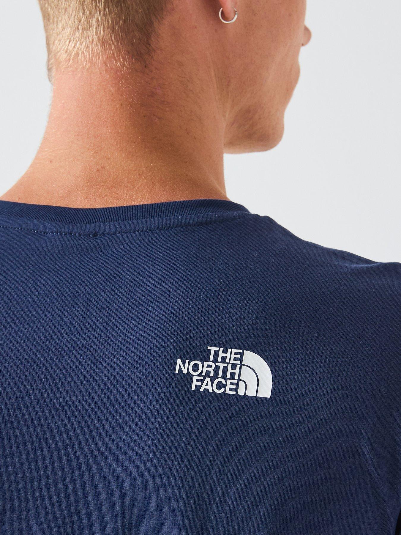 Image 4 of 6 of The North Face Men's S/S Simple Dome Tee - Navy