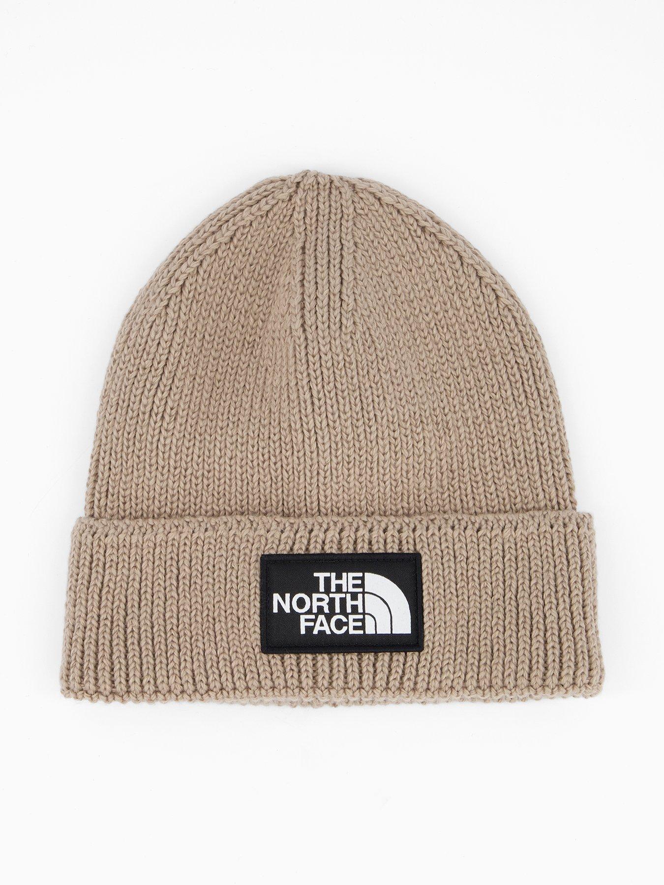 the-north-face-unisex-tnf-logo-box-cuffed-beanie-beige