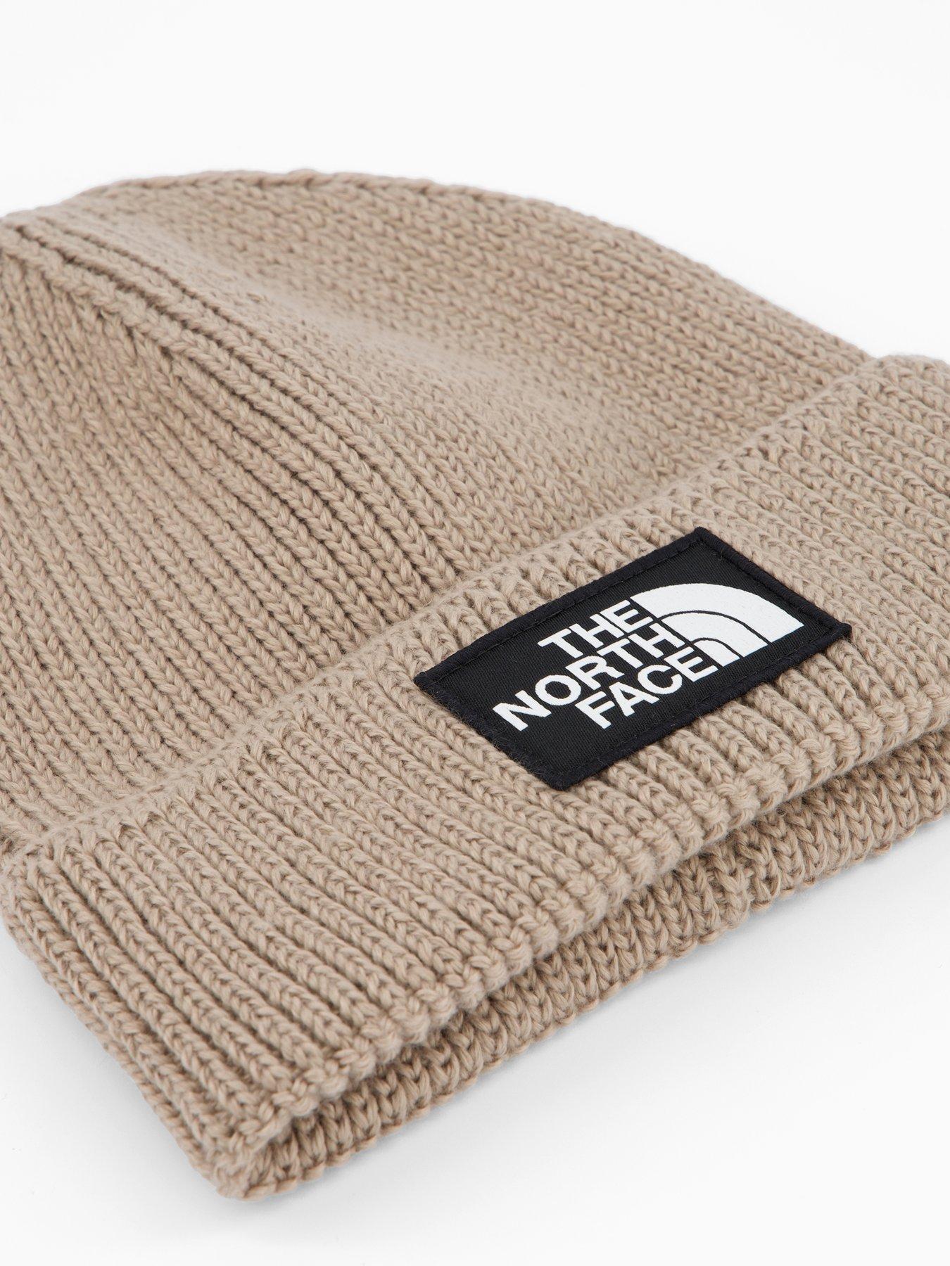 the-north-face-unisex-tnf-logo-box-cuffed-beanie-beigeoutfit