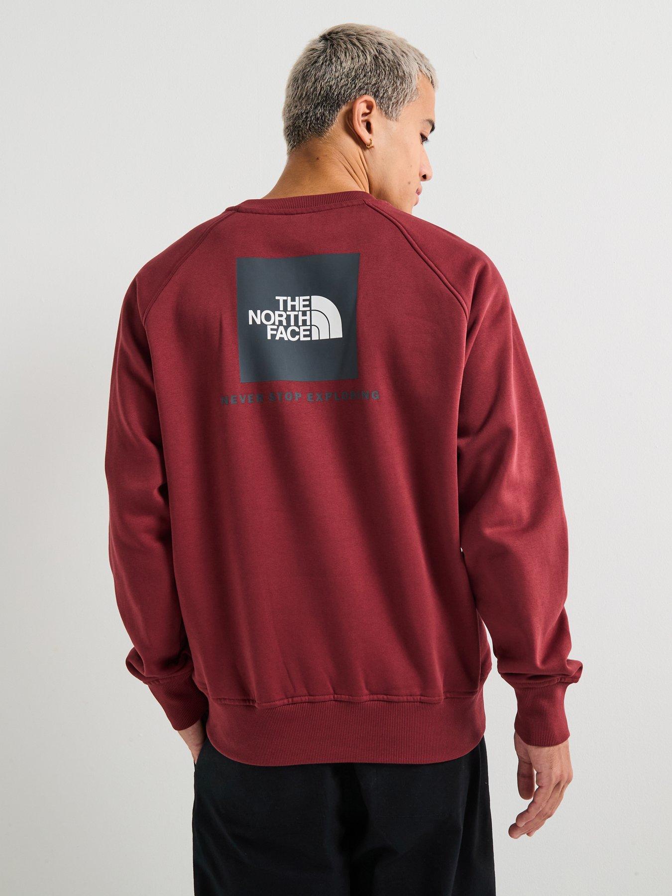 Image 1 of 6 of The North Face Men's Raglan Box Nse Crew - Red
