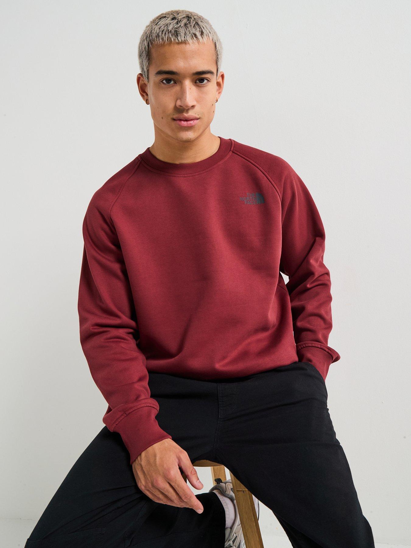 Image 5 of 6 of The North Face Men's Raglan Box Nse Crew - Red