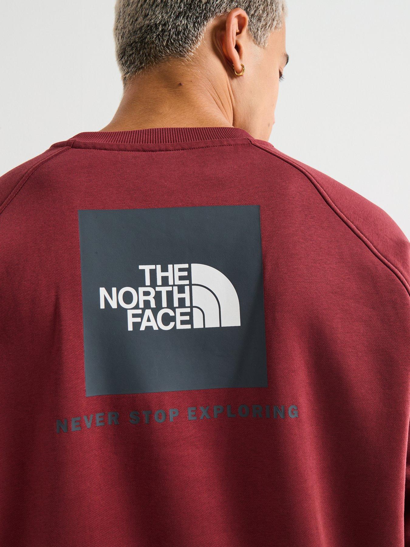 Image 6 of 6 of The North Face Men's Raglan Box Nse Crew - Red