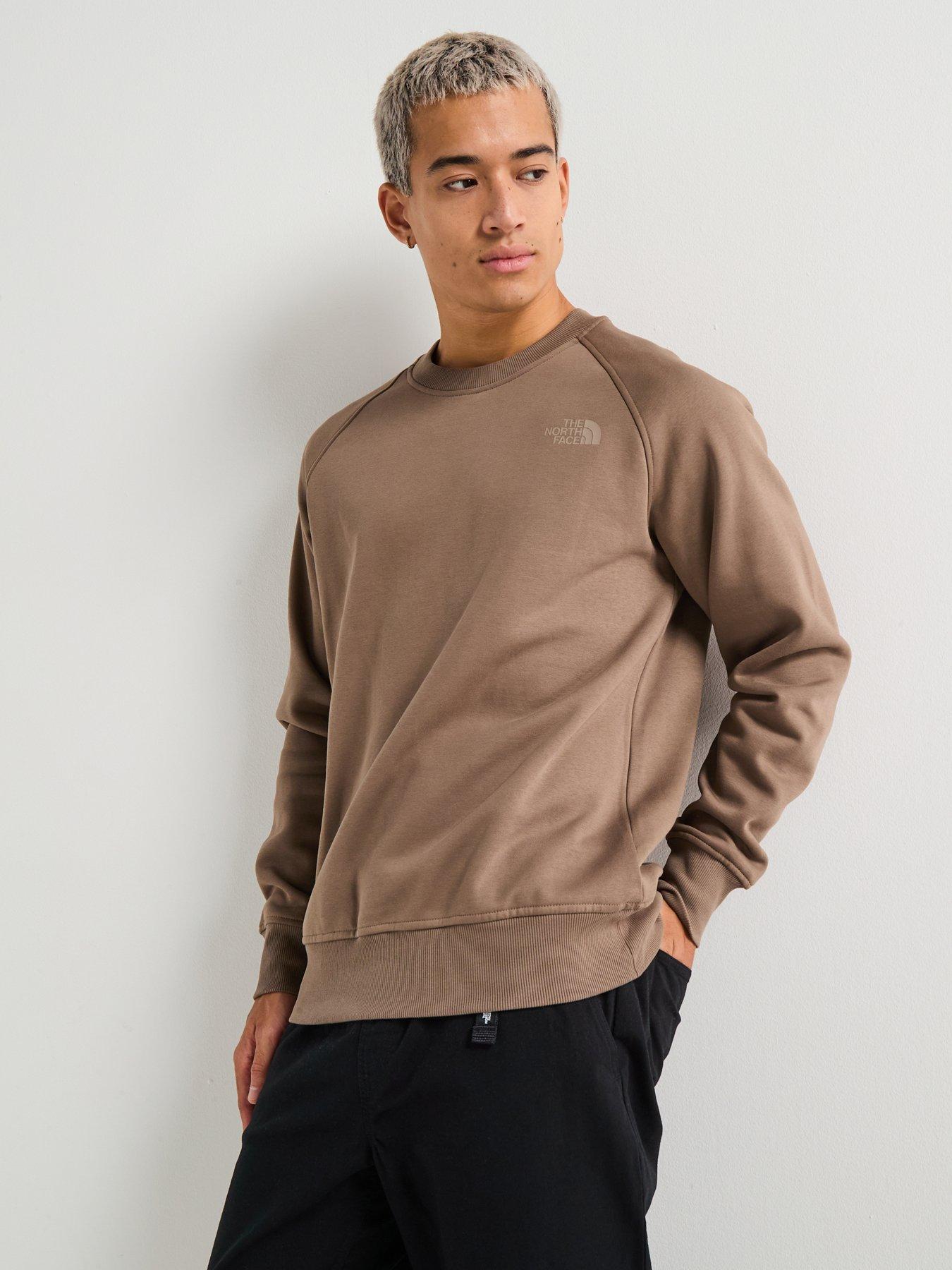 Image 2 of 6 of The North Face Men's Raglan Box Nse Crew - Brown