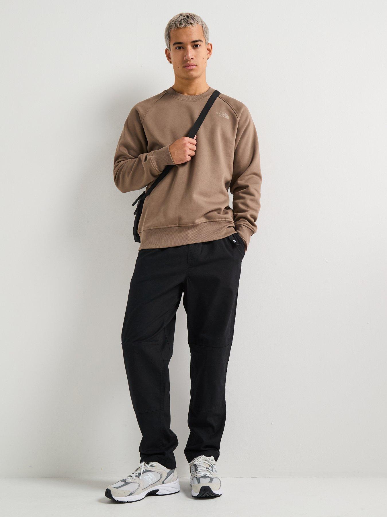 Image 3 of 6 of The North Face Men's Raglan Box Nse Crew - Brown