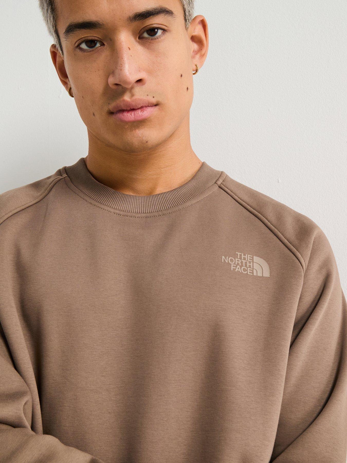 Image 4 of 6 of The North Face Men's Raglan Box Nse Crew - Brown
