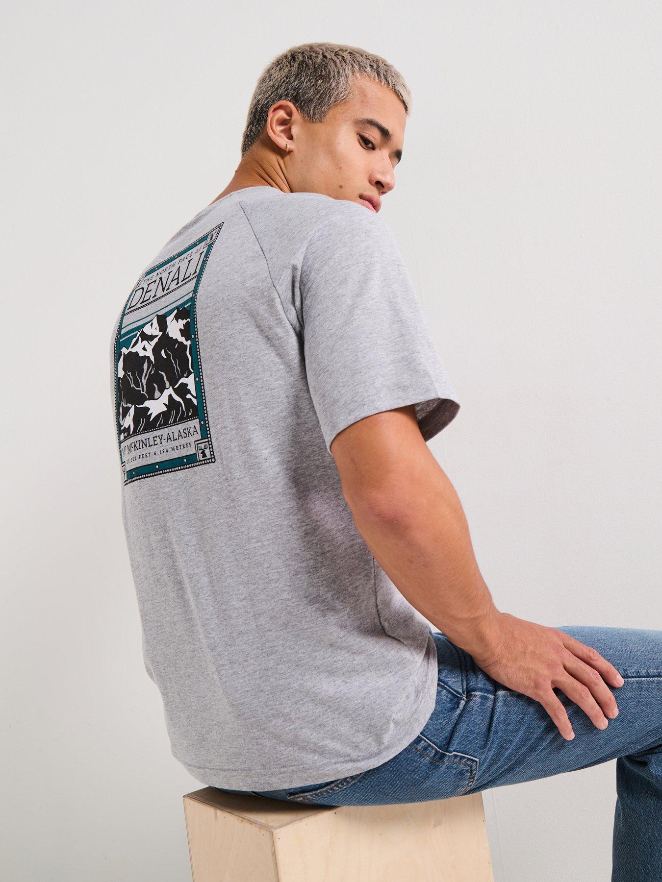 Image 1 of 6 of The North Face Men's Faces T-Shirt - Light Grey