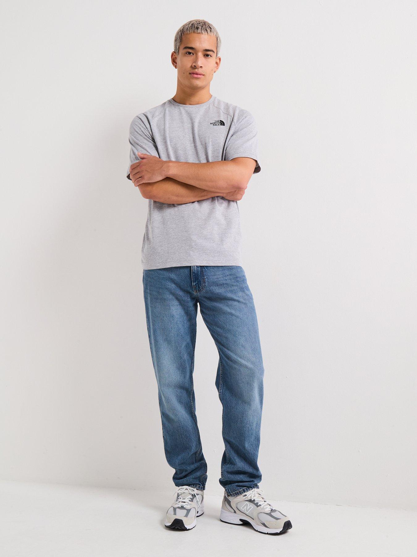 Image 3 of 6 of The North Face Men's Faces T-Shirt - Light Grey